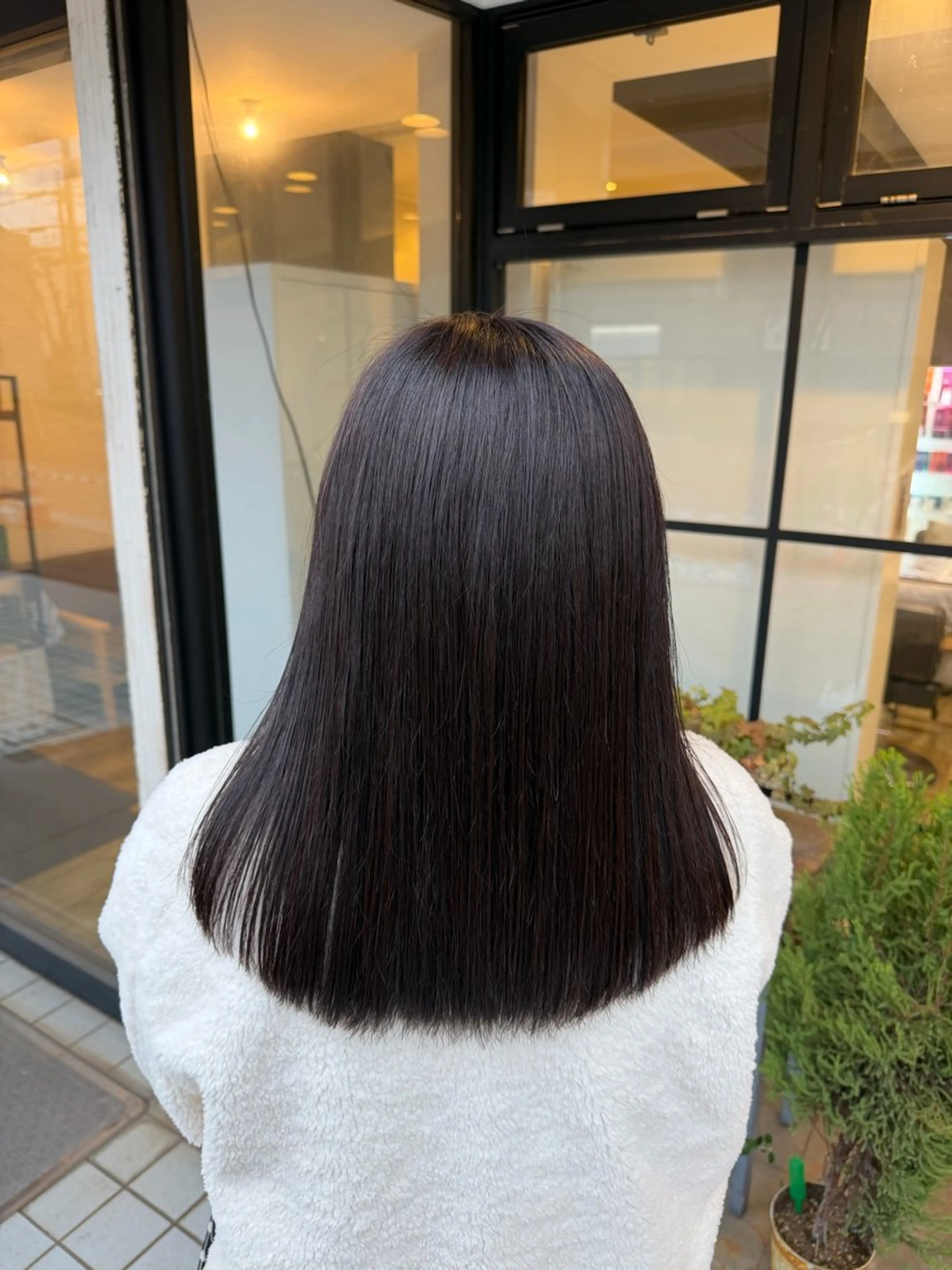 ミディアム カット ヘアカラー ꙳⸝⸝𐙚 すずき ゆな 𐙚⸝⸝꙳のヘアスタイル