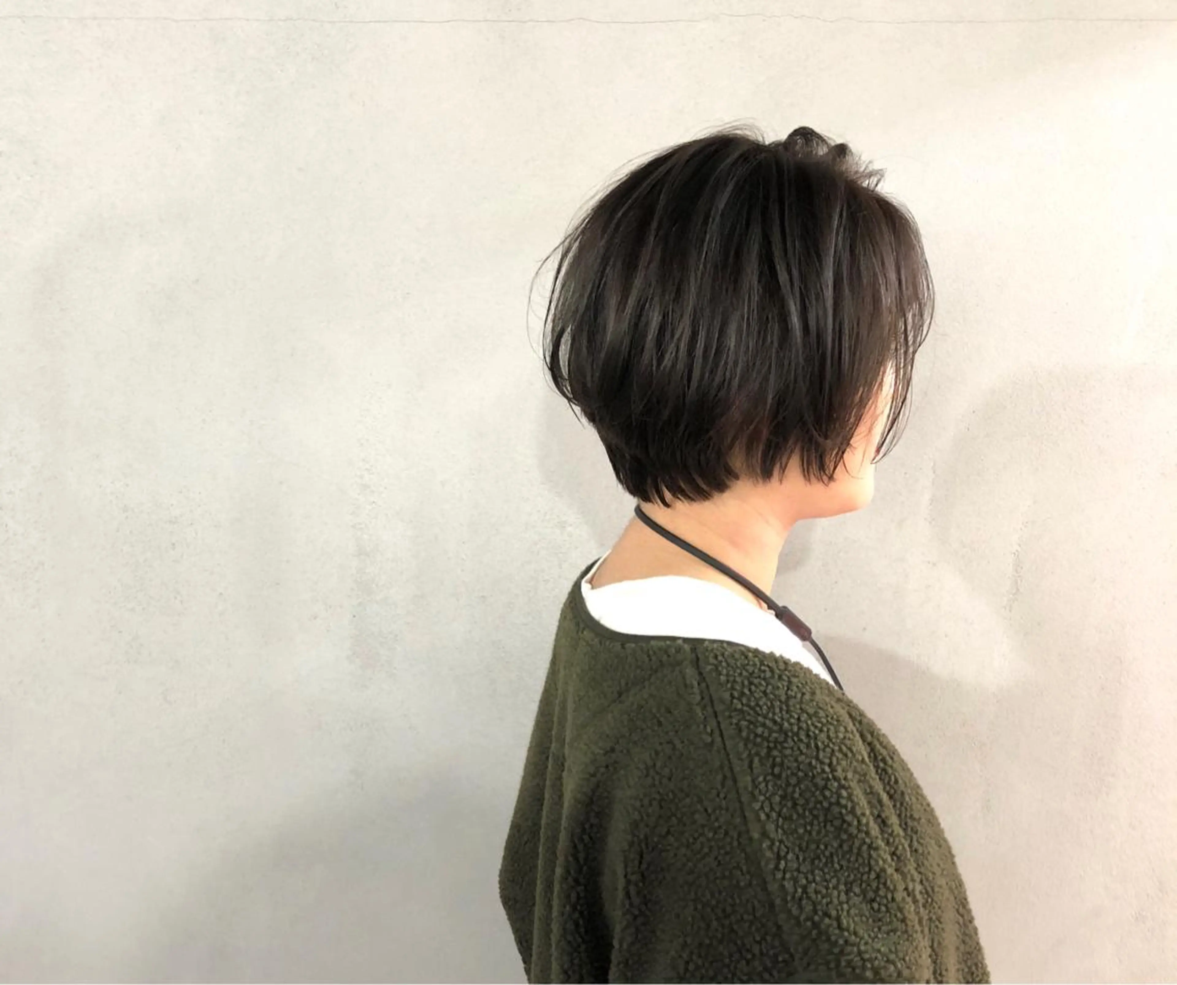 ショート カラー くびれヘア ショートヘア カット ヘアカラー ボブ/ショート/ 白髪染め/メンズ葛西のヘアスタイル