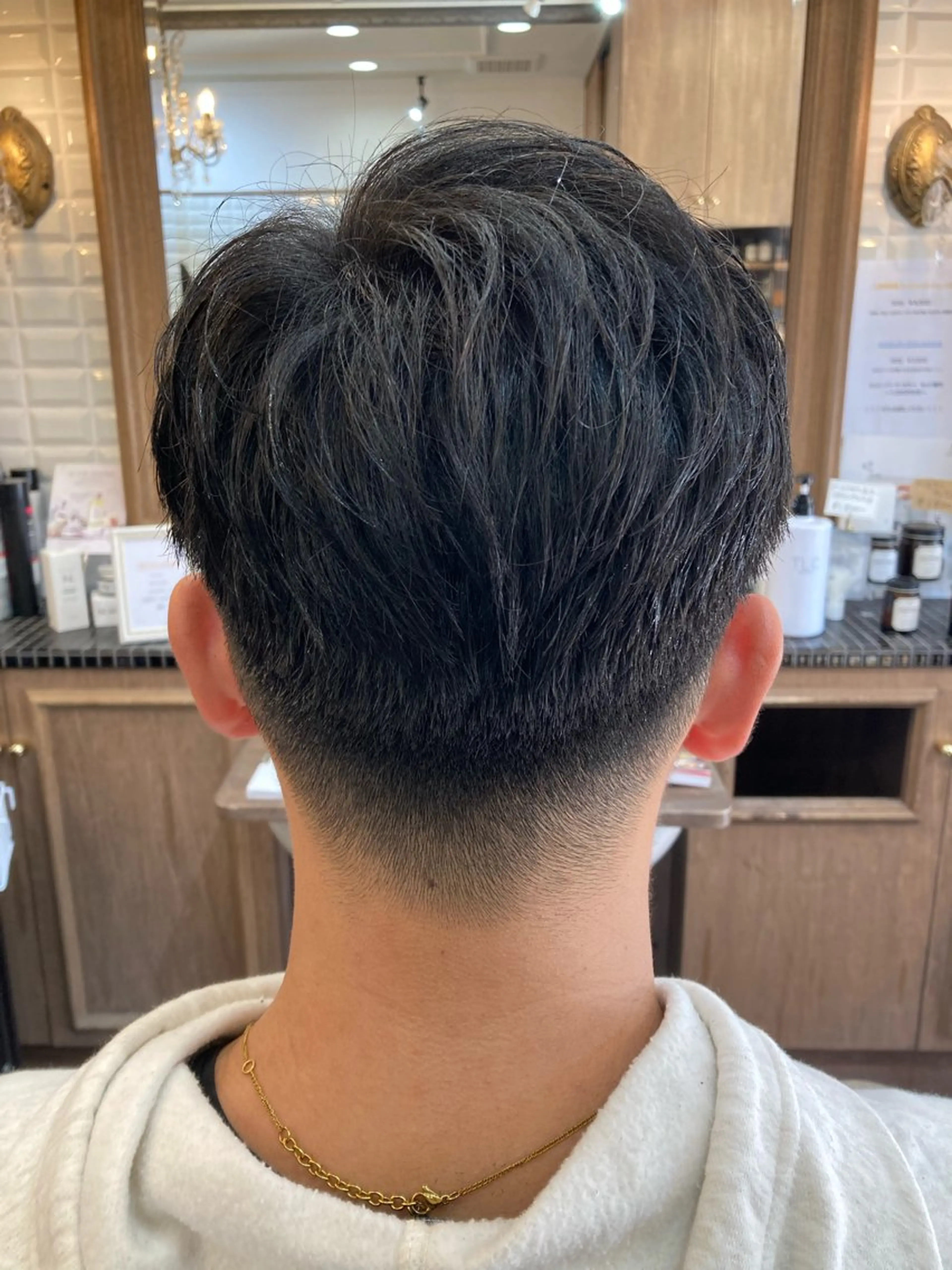 ショート メンズ 刈り上げ ルピナス中田店長 山口大地のヘアスタイル