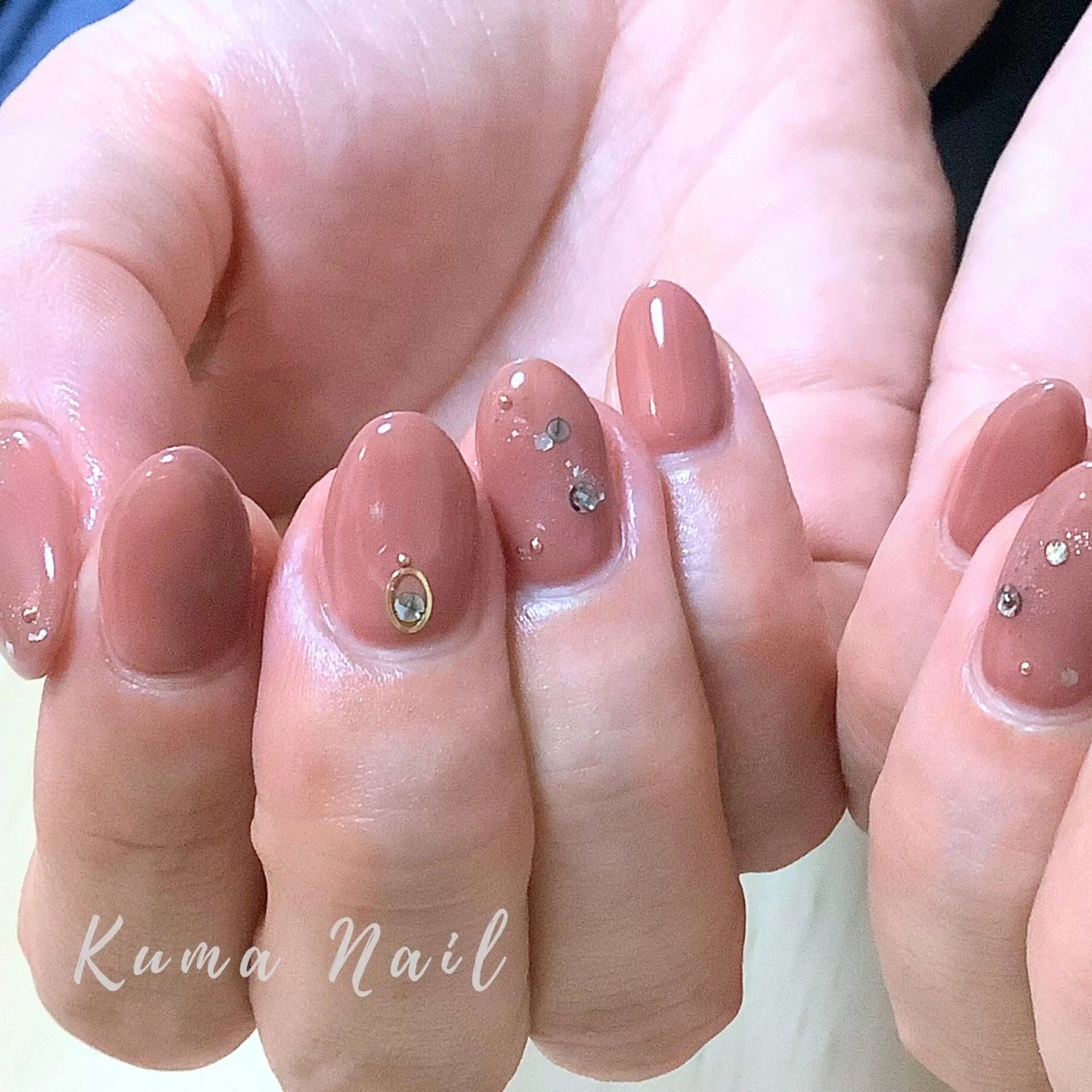 ネイル アートネイル オフィスネイル ハンドネイル Private salon Kuma Nail.所属・藤が丘ネイル Kuma Nailのネイルデザイン
