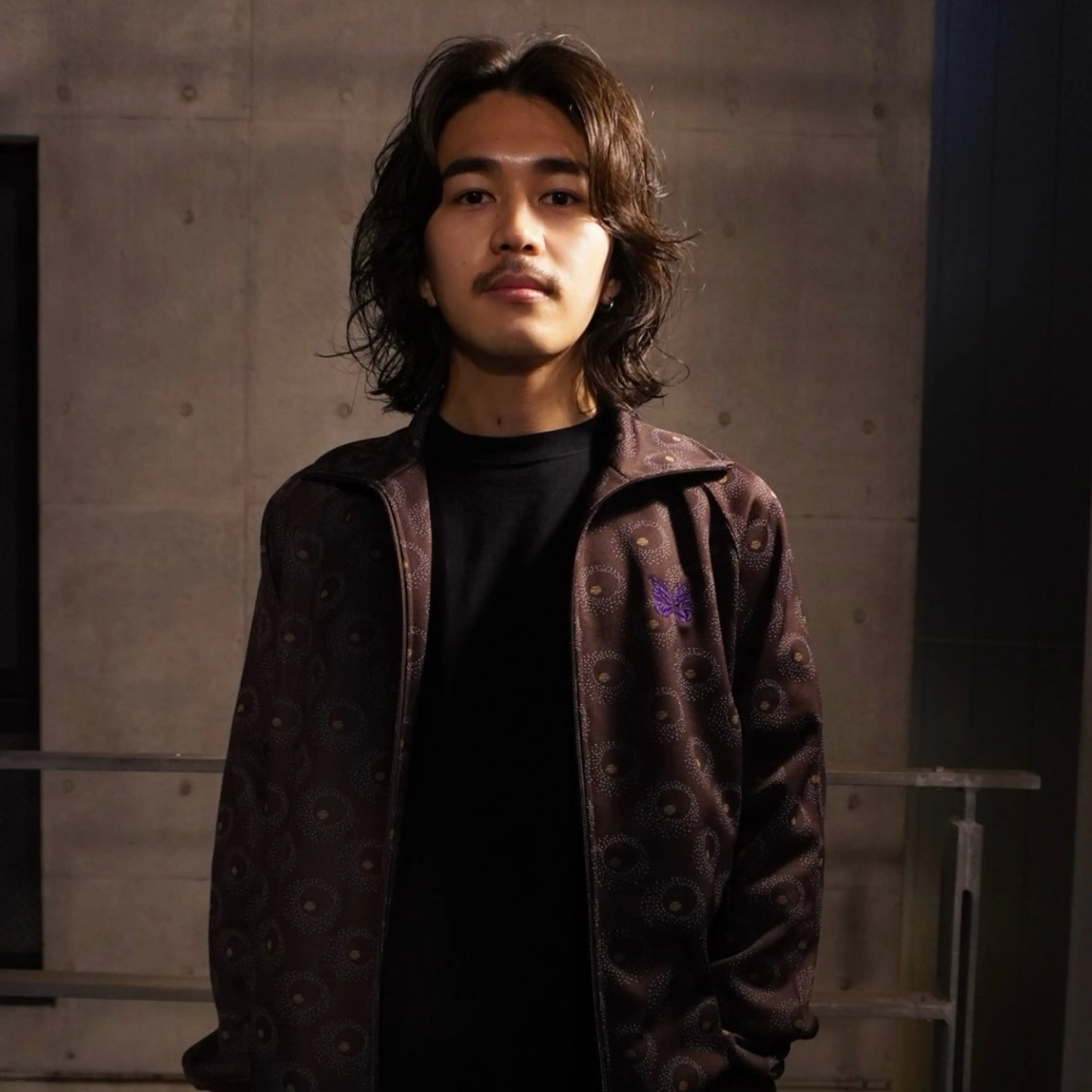 セミロング パーマ メンズ メンズパーマ セミロングパーマ ボブ benji仙台所属・KOKI/ ボブ/ パーマ/透明感カラーのヘアスタイル