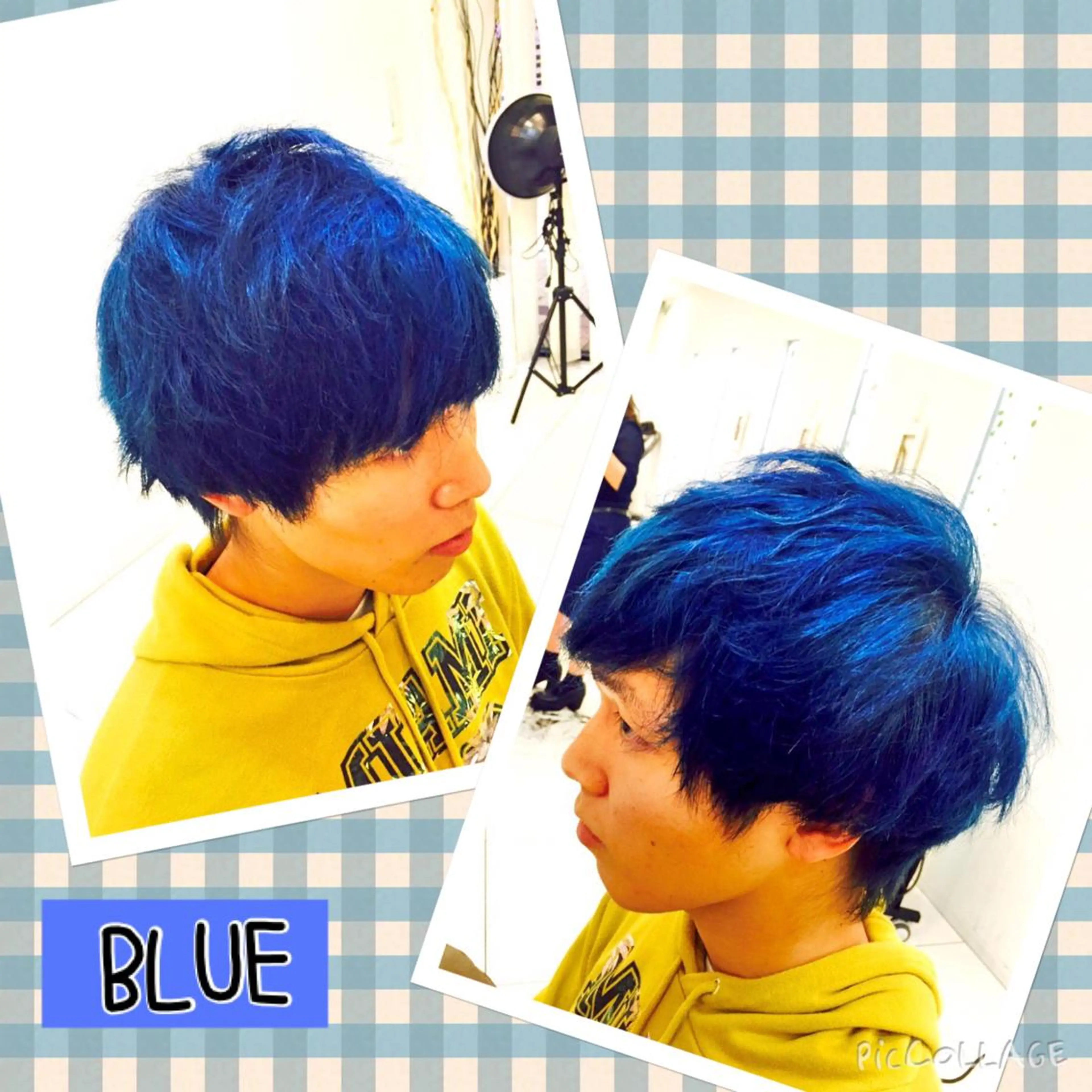 カラー ブルーカラー 中村 卓也のヘアスタイル