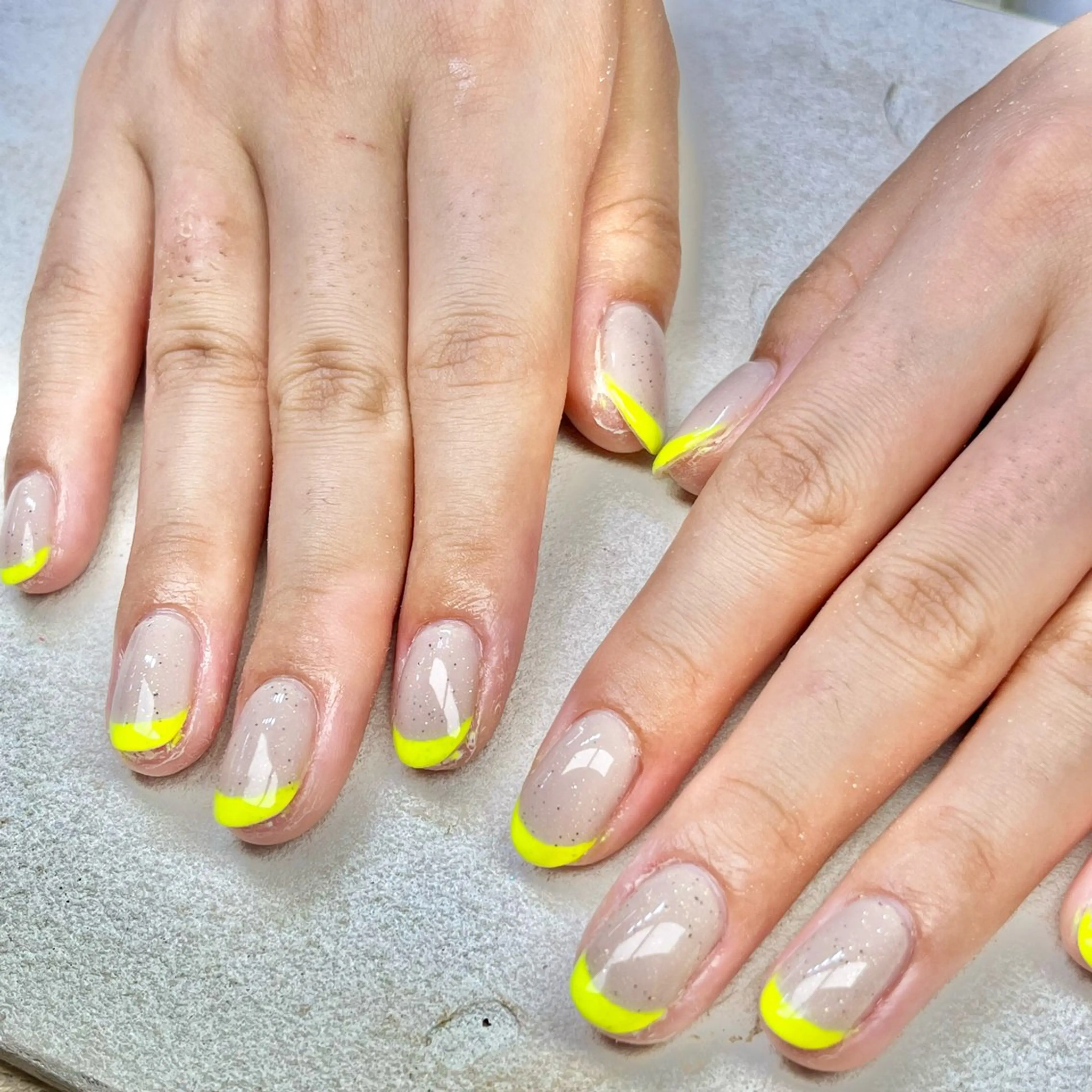 ネイル フレンチネイル ジェルネイル ワンカラーネイル ハンドネイル Bianca TORII🌞のネイルデザイン