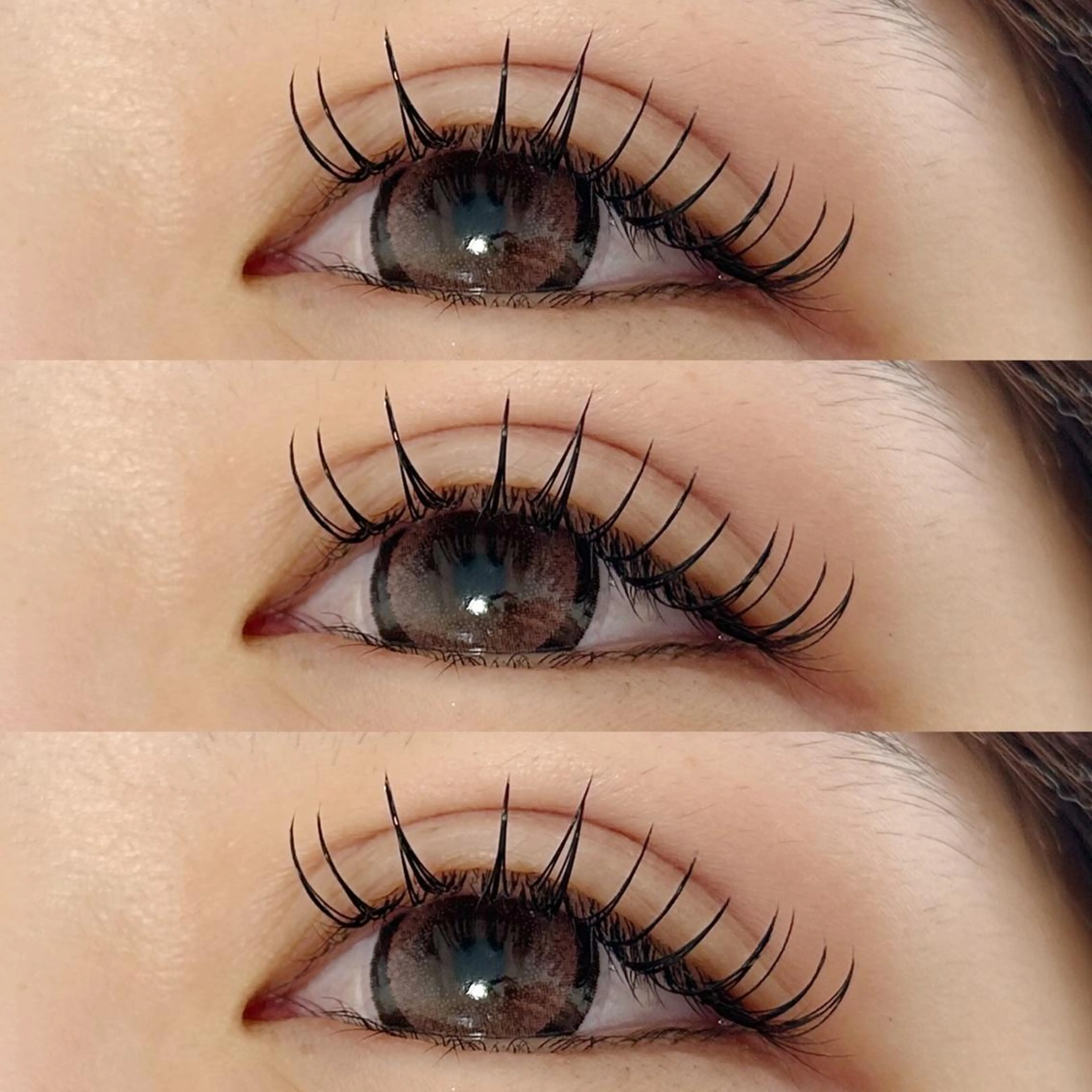 マツエク・マツパ 束感まつ毛 フラットラッシュ マツエク miu. eyelashのマツエク・マツパデザイン