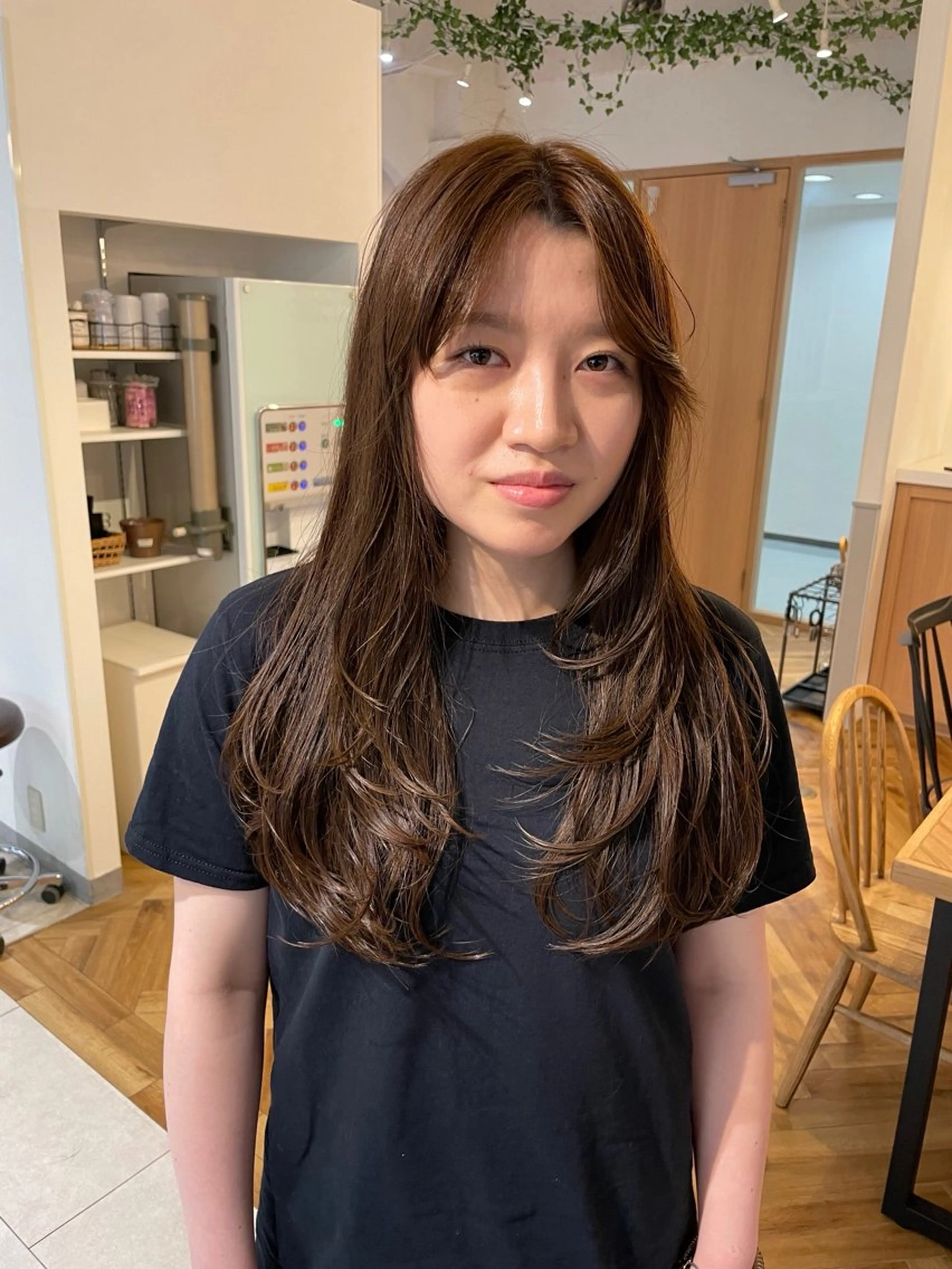 ロング カラー ロングレイヤー レイヤーカット ロング Ogata Marinaのヘアスタイル