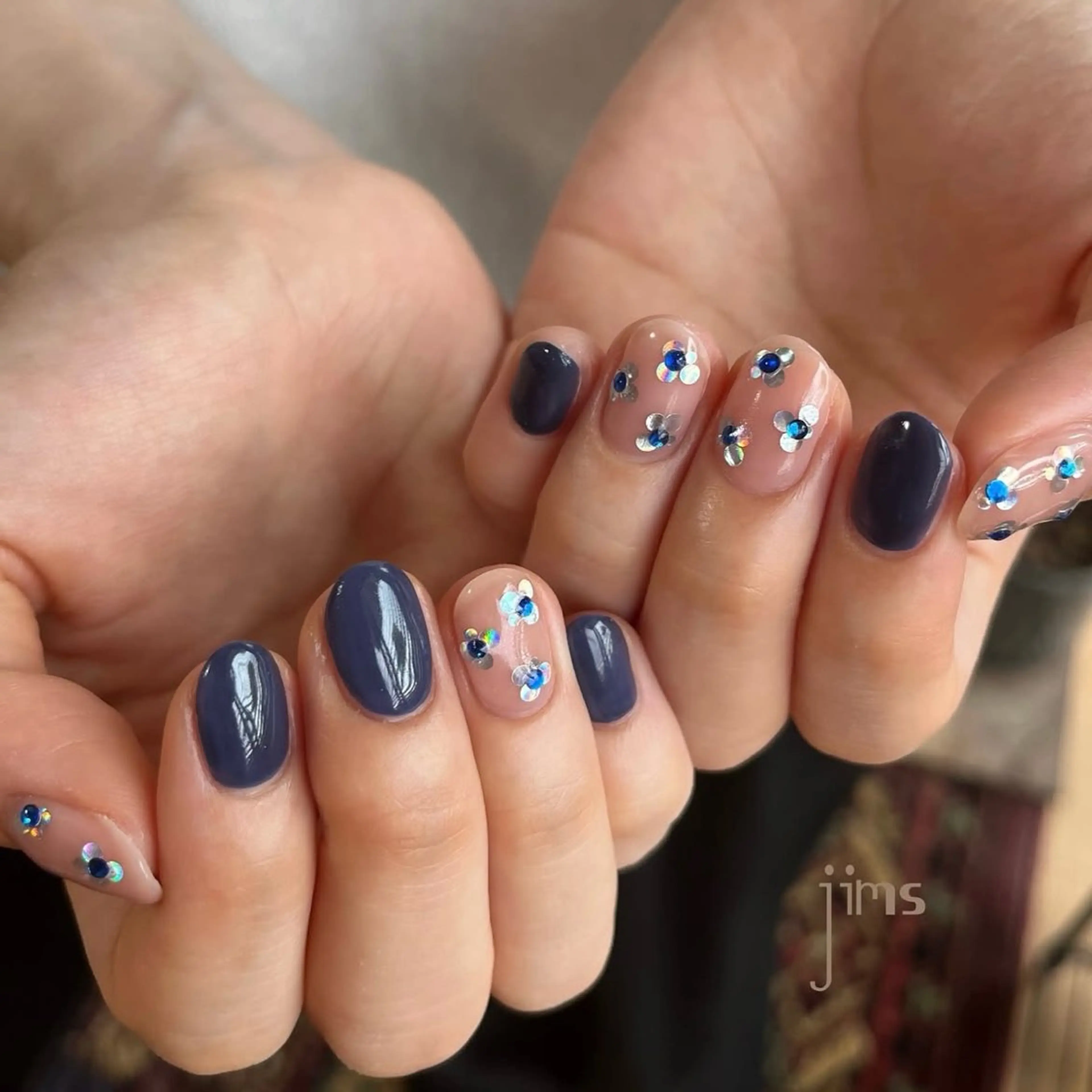 ネイル フラワーネイル ハンドネイル nail salon JIMS【じむ】のネイルデザイン