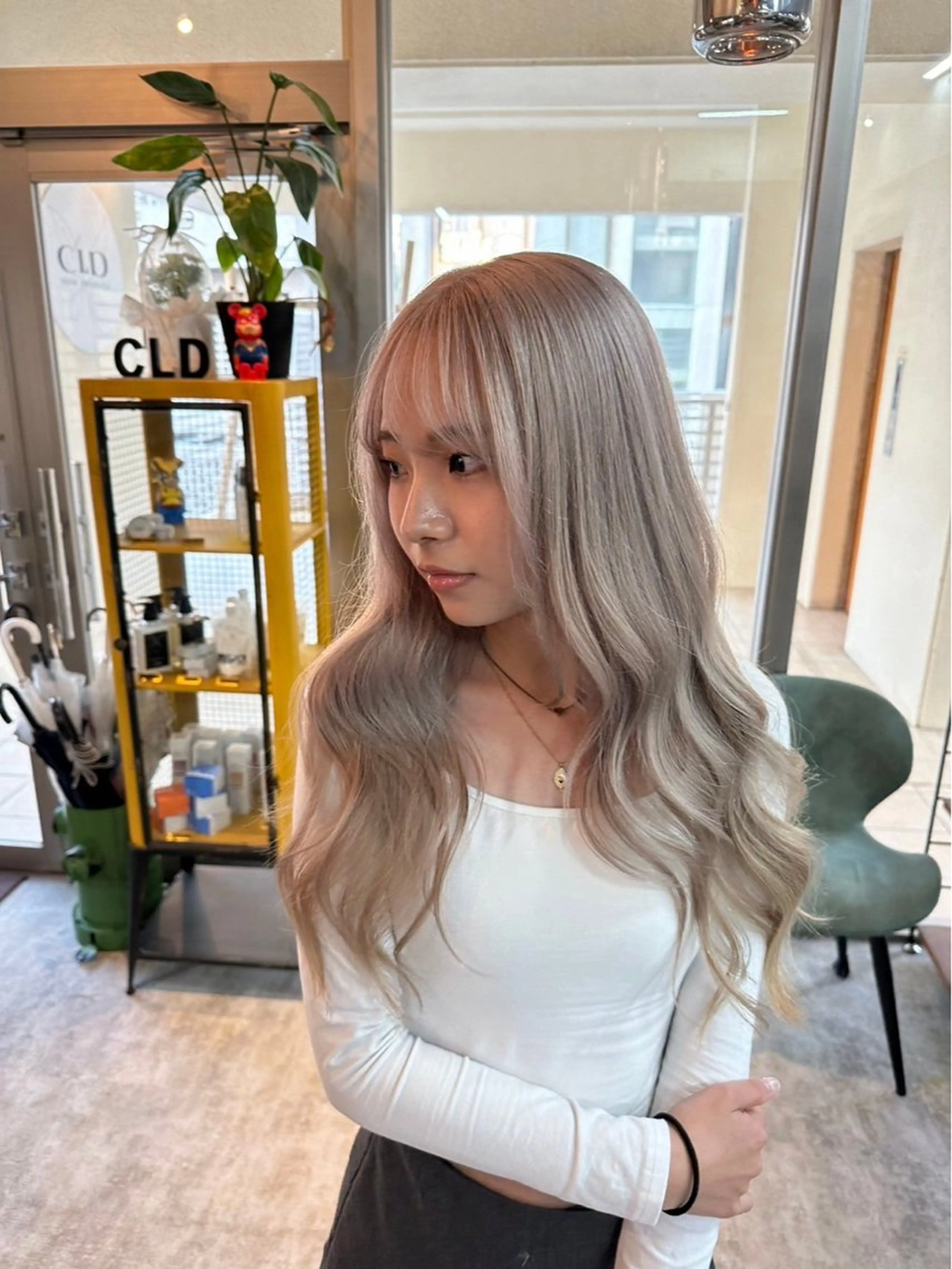 ロング カラー C'LD Hair Produce【シールドヘアープロデュース】所属・シールドヘアー/那覇 /縮毛矯正/ブリーチのヘアスタイル