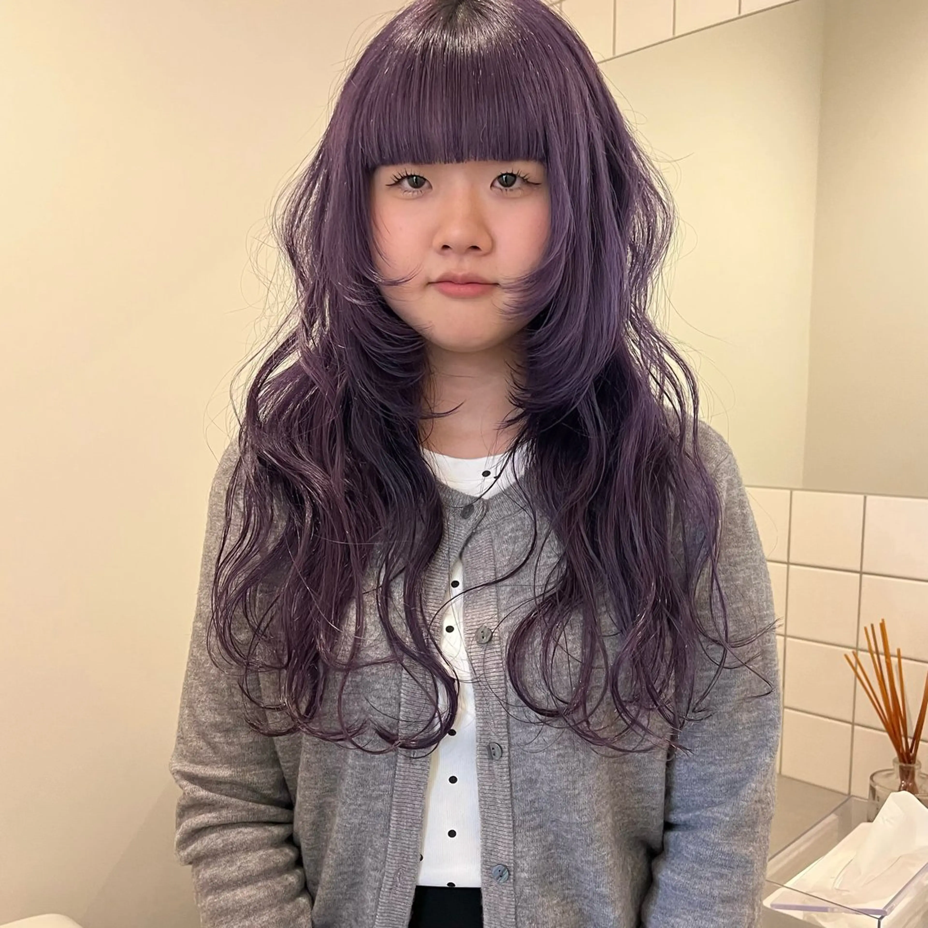 ロング カット ヘアカラー 舟橋耀/ブリーチカラ ー/レイヤーカットのヘアスタイル