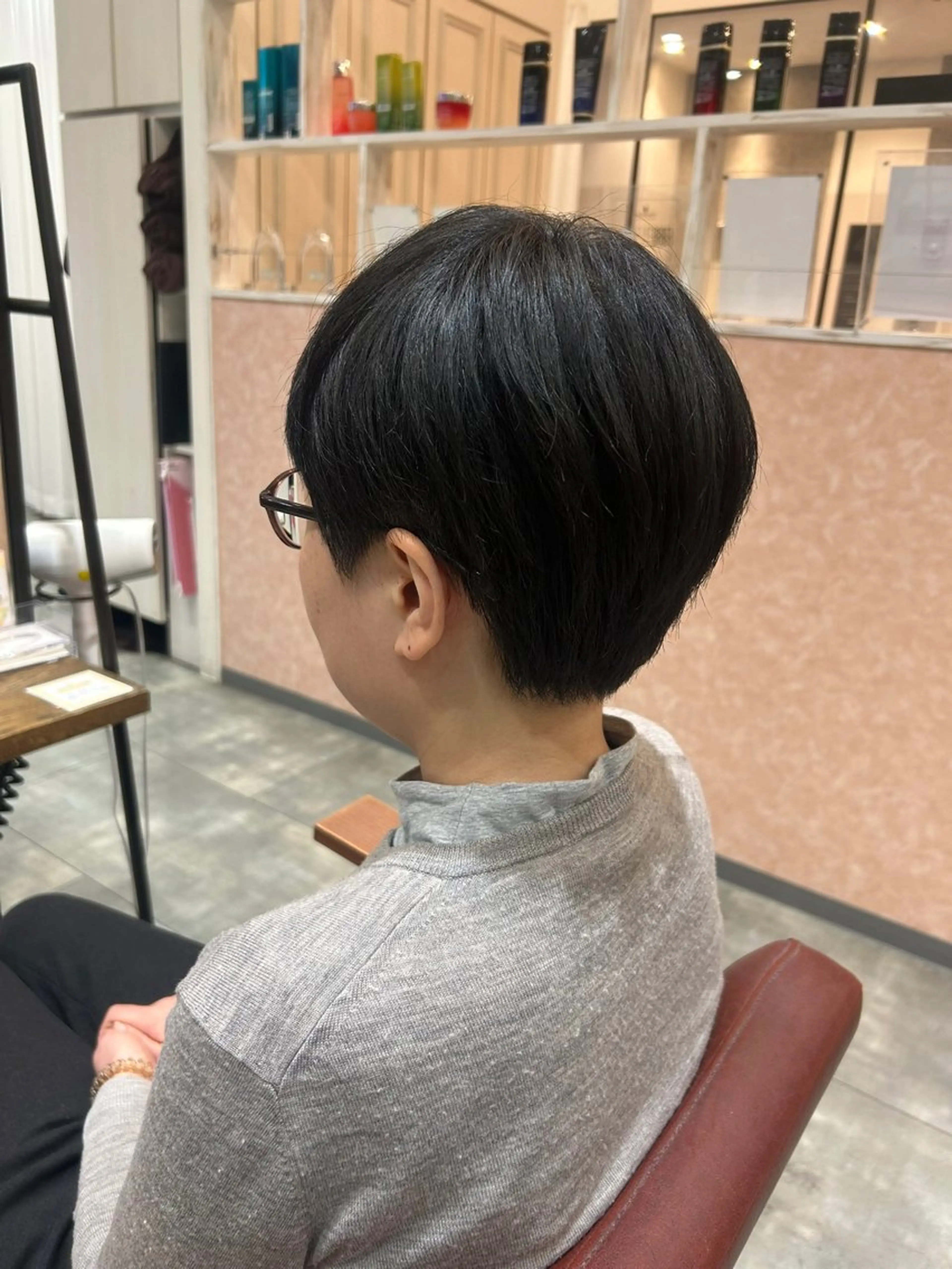 ショート 梅田 ショートヘア パーマモデル募集のヘアスタイル