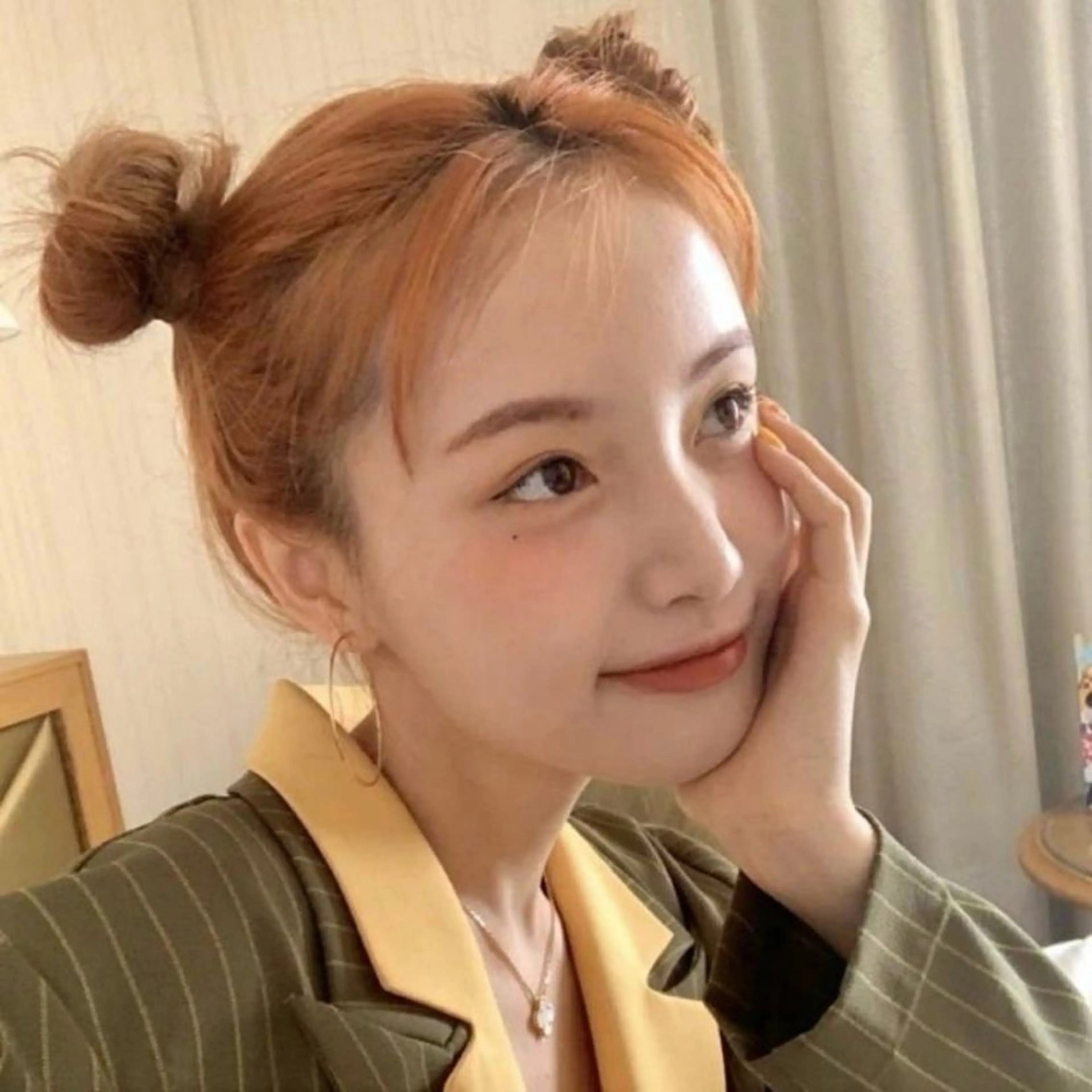 カラー 🥀韓流暖色ヘア 🥀yuzukiのヘアスタイル