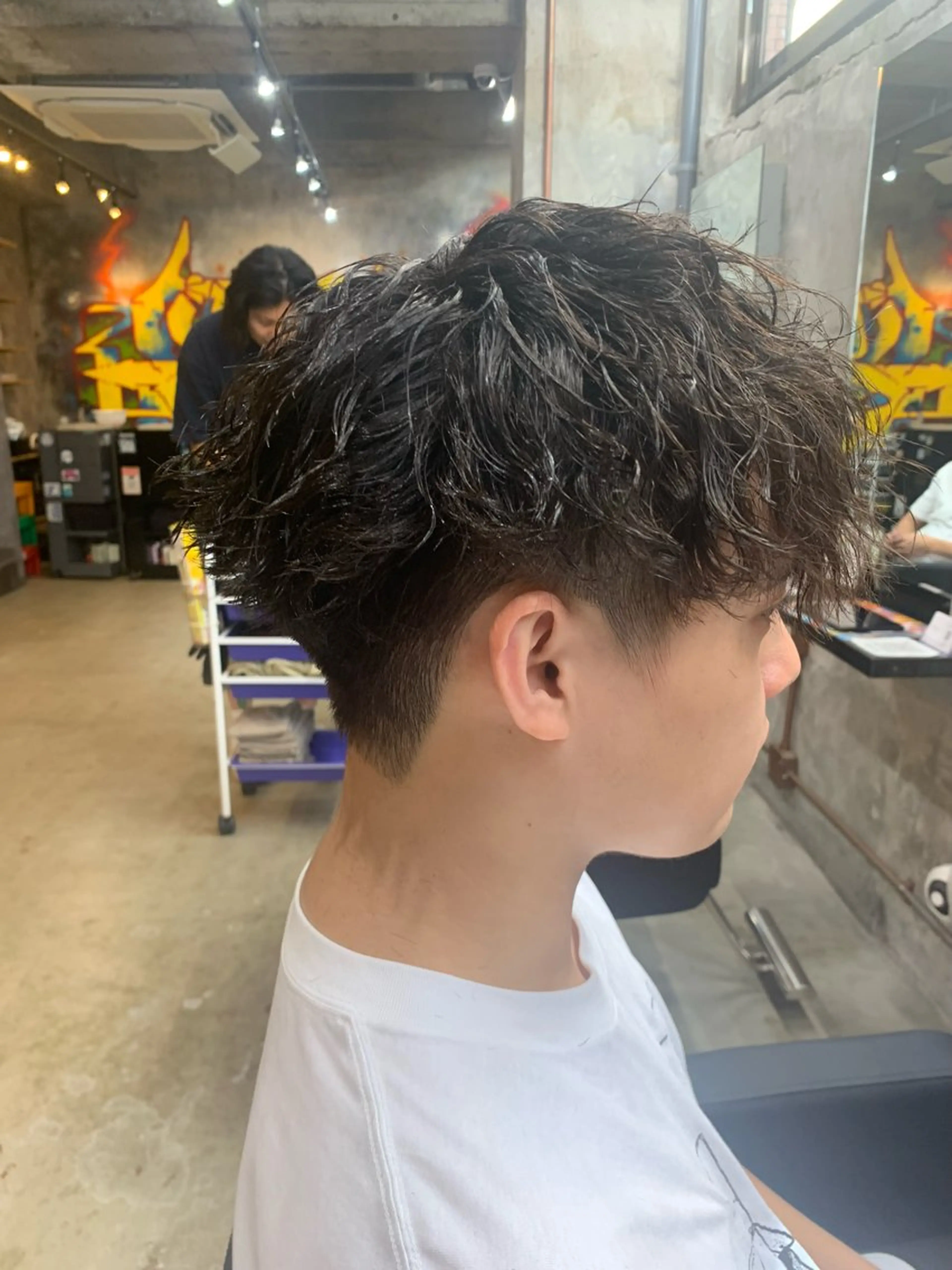 パーマ メンズ カット パーマ ⚡️メンズパーマ特化 mens支持◎/忠地のヘアスタイル