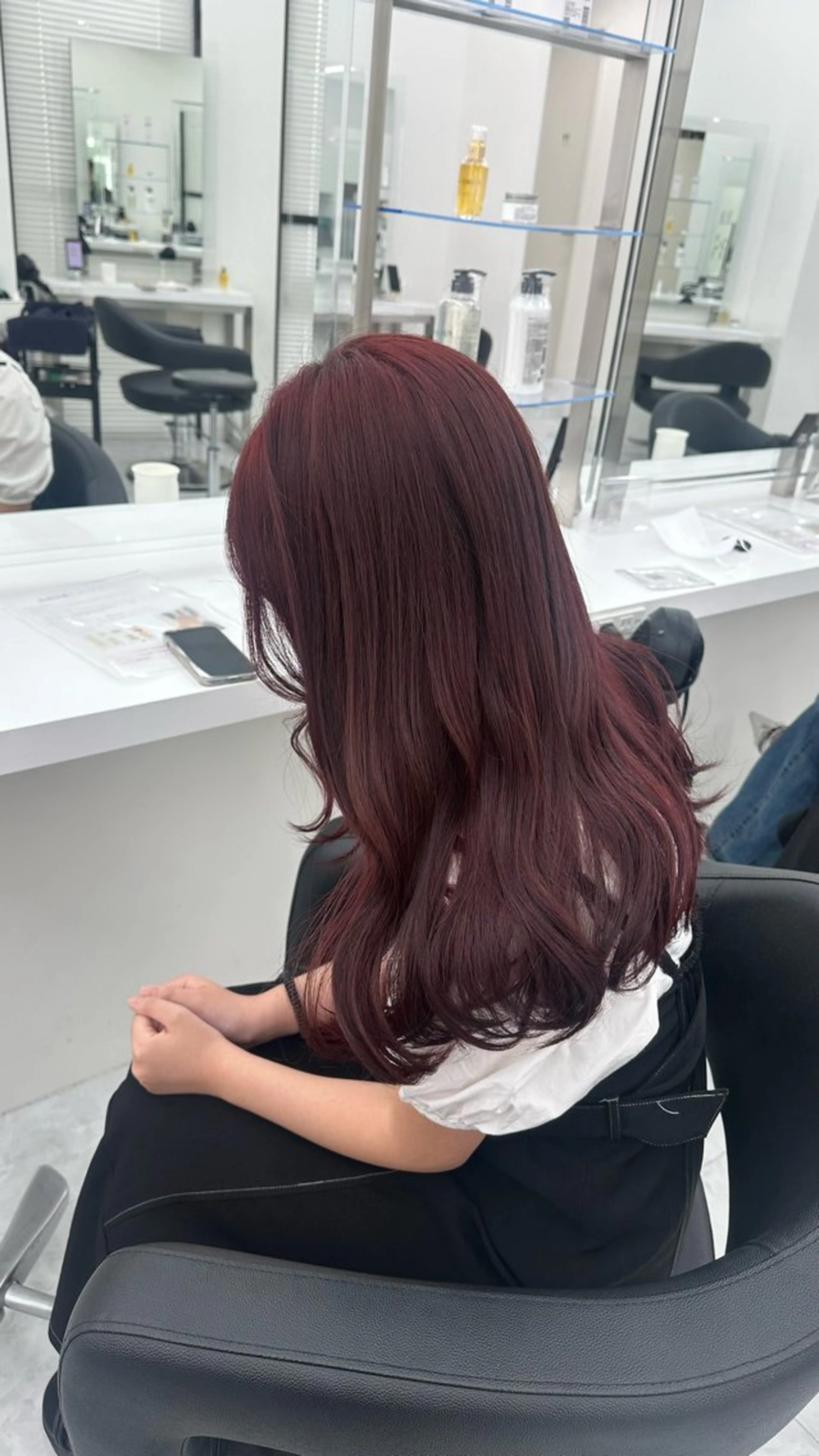 ロング カラー ヘアカラー トリートメント ヘッドスパ ヘアセット ガーリーstyle ❤︎misaki🏹のヘアスタイル