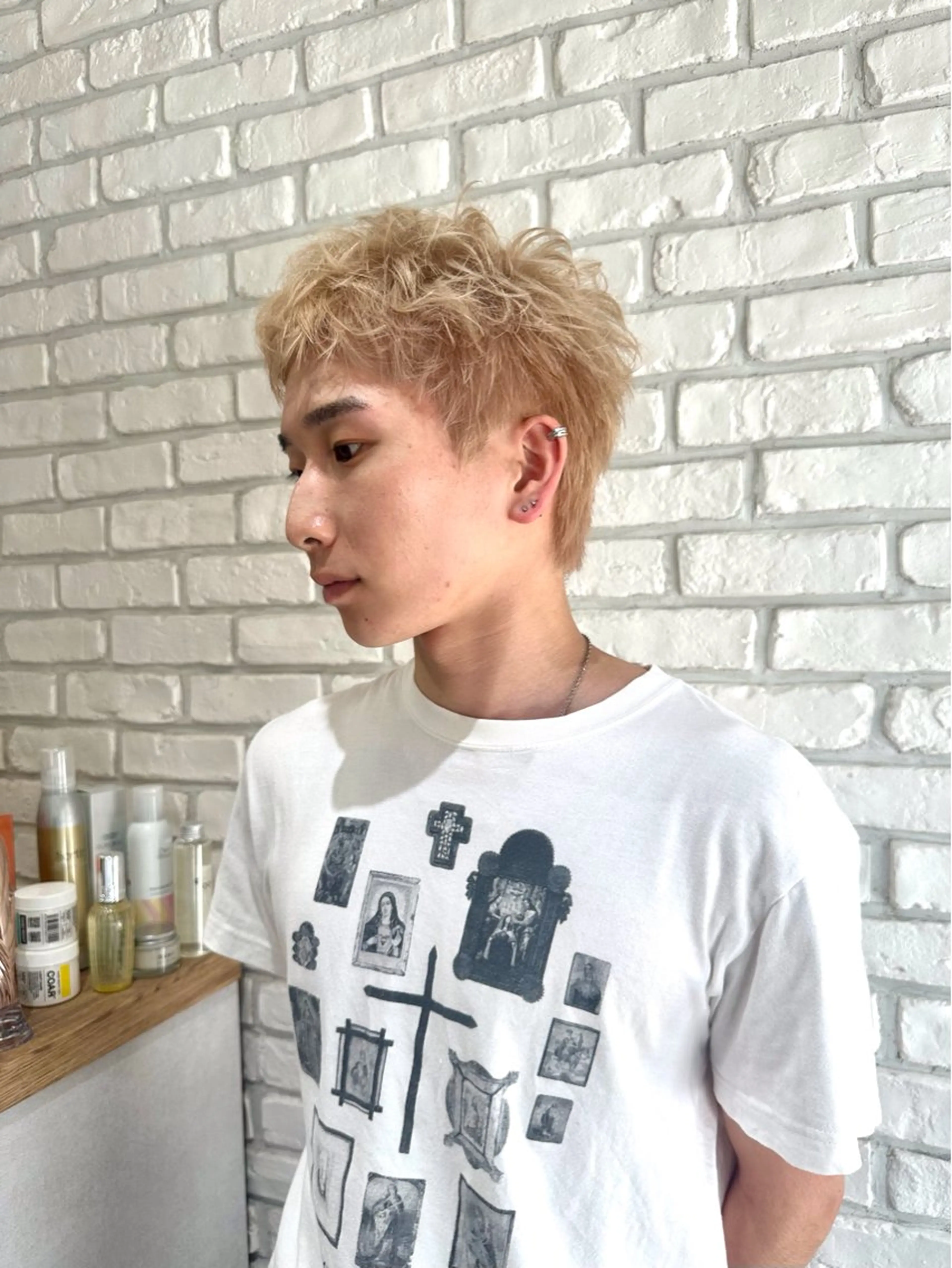 ショート カット ヘアカラー トリートメント 【Remii】 山﨑健太のヘアスタイル