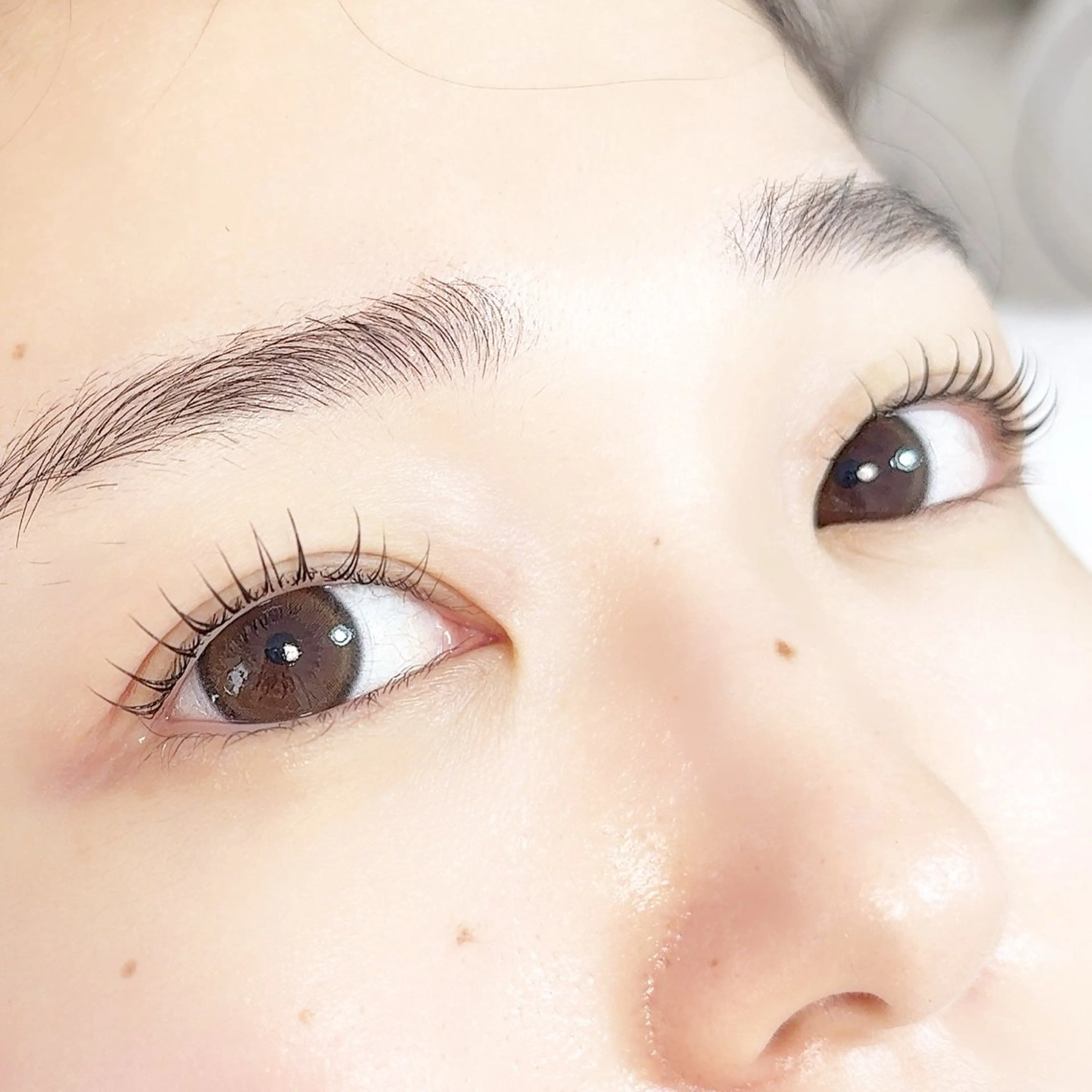 マツエク・マツパ 束感まつ毛 韓国風マツエク 一重×まつ毛パーマ マツパ salon de Tiara Fukaのマツエク・マツパデザイン