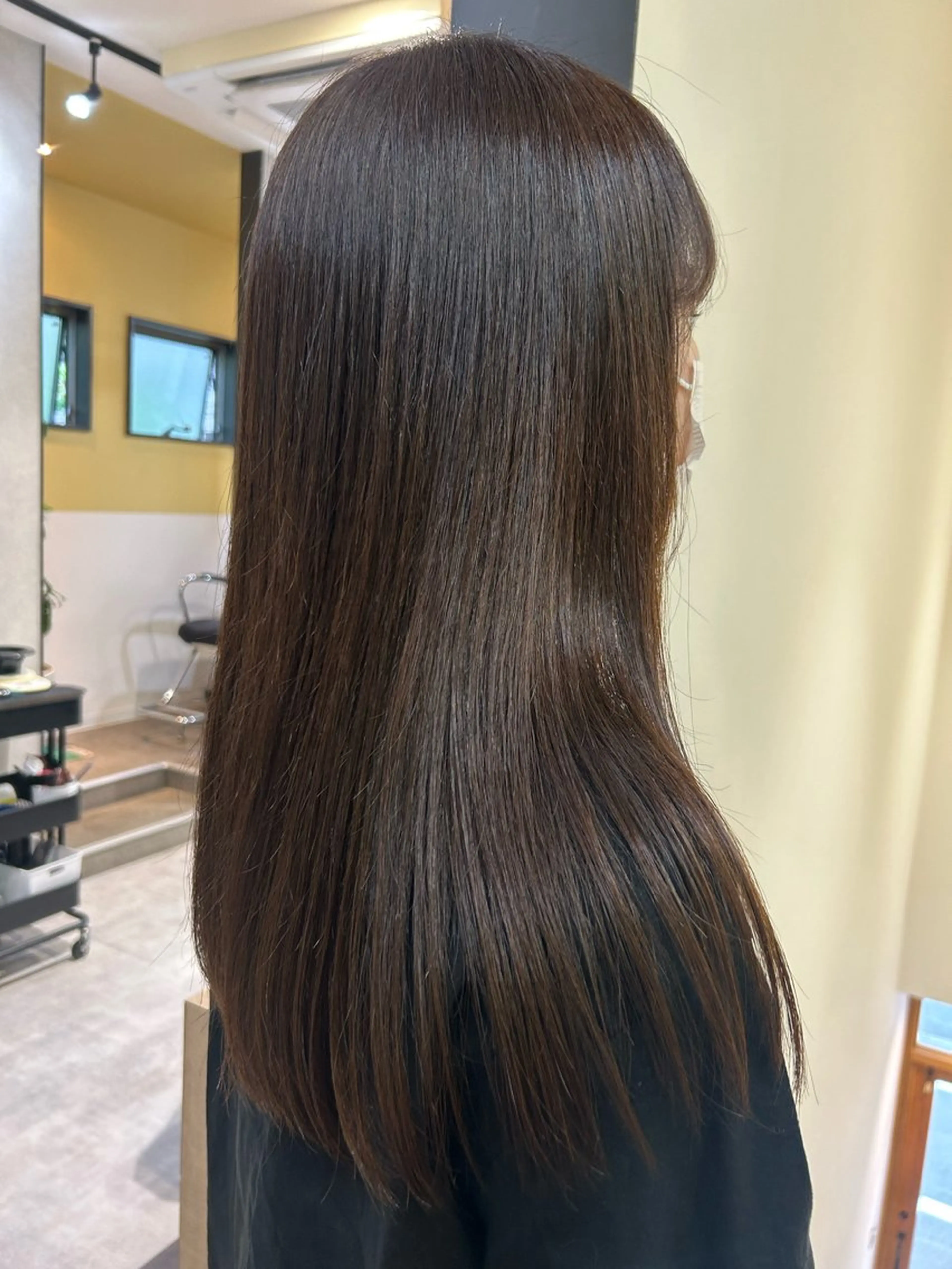 ロング カラー ブラウンカラー カット ヘアカラー トリートメント hub hair レイヤー/透明感のヘアスタイル