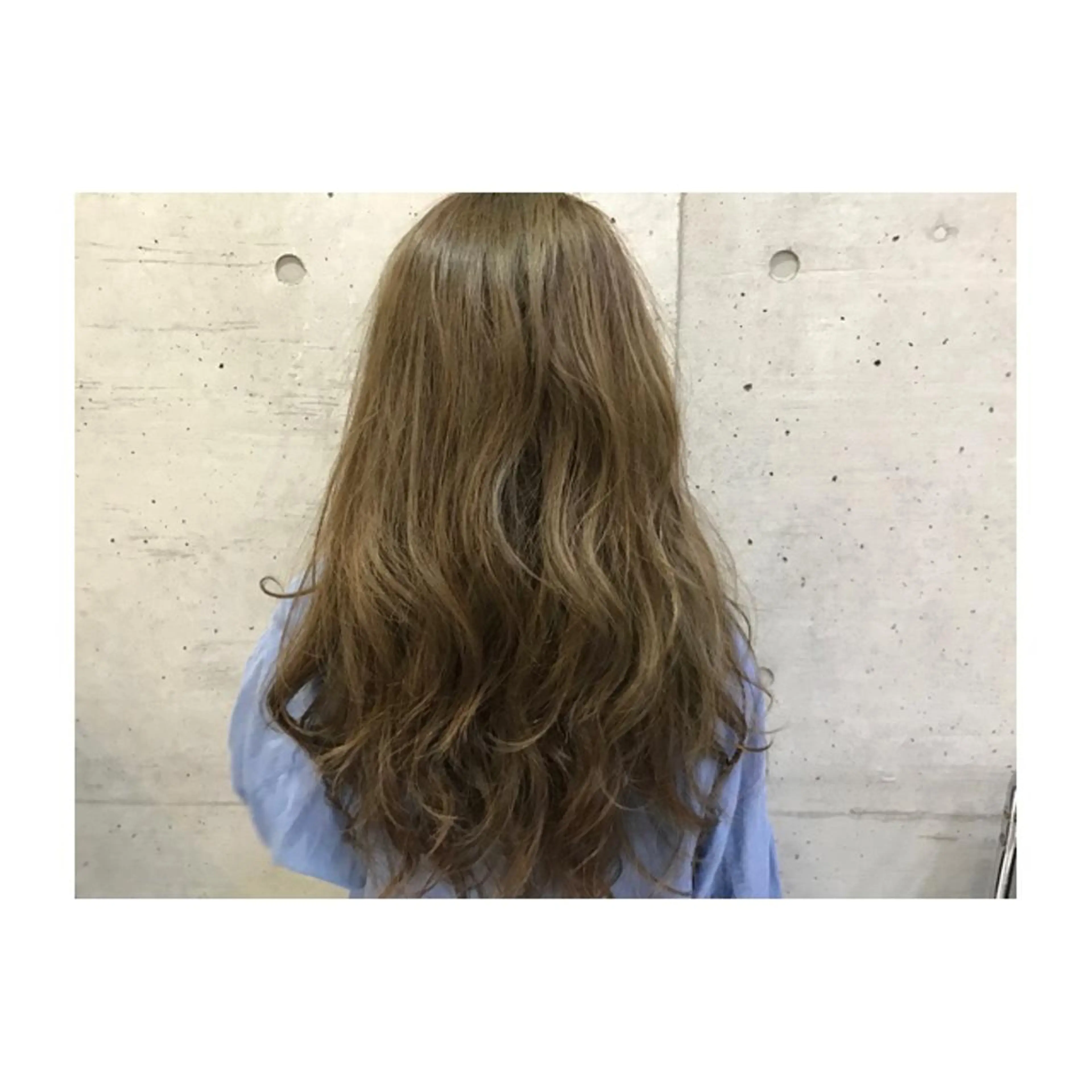 ロング カラー 大栗 佑也  髪質改善のヘアスタイル