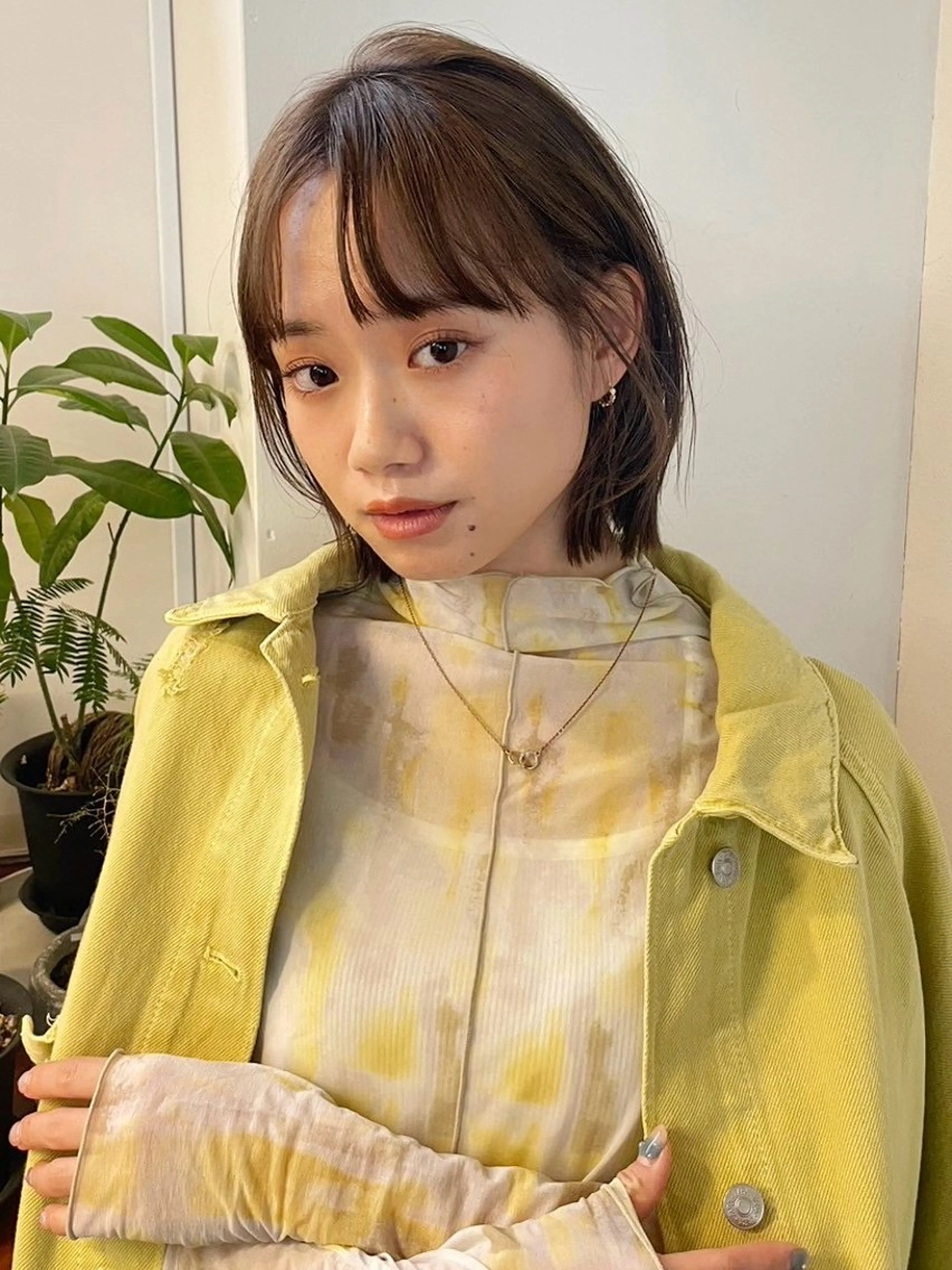 ミディアム Farbe🤍 新築new Openのヘアスタイル