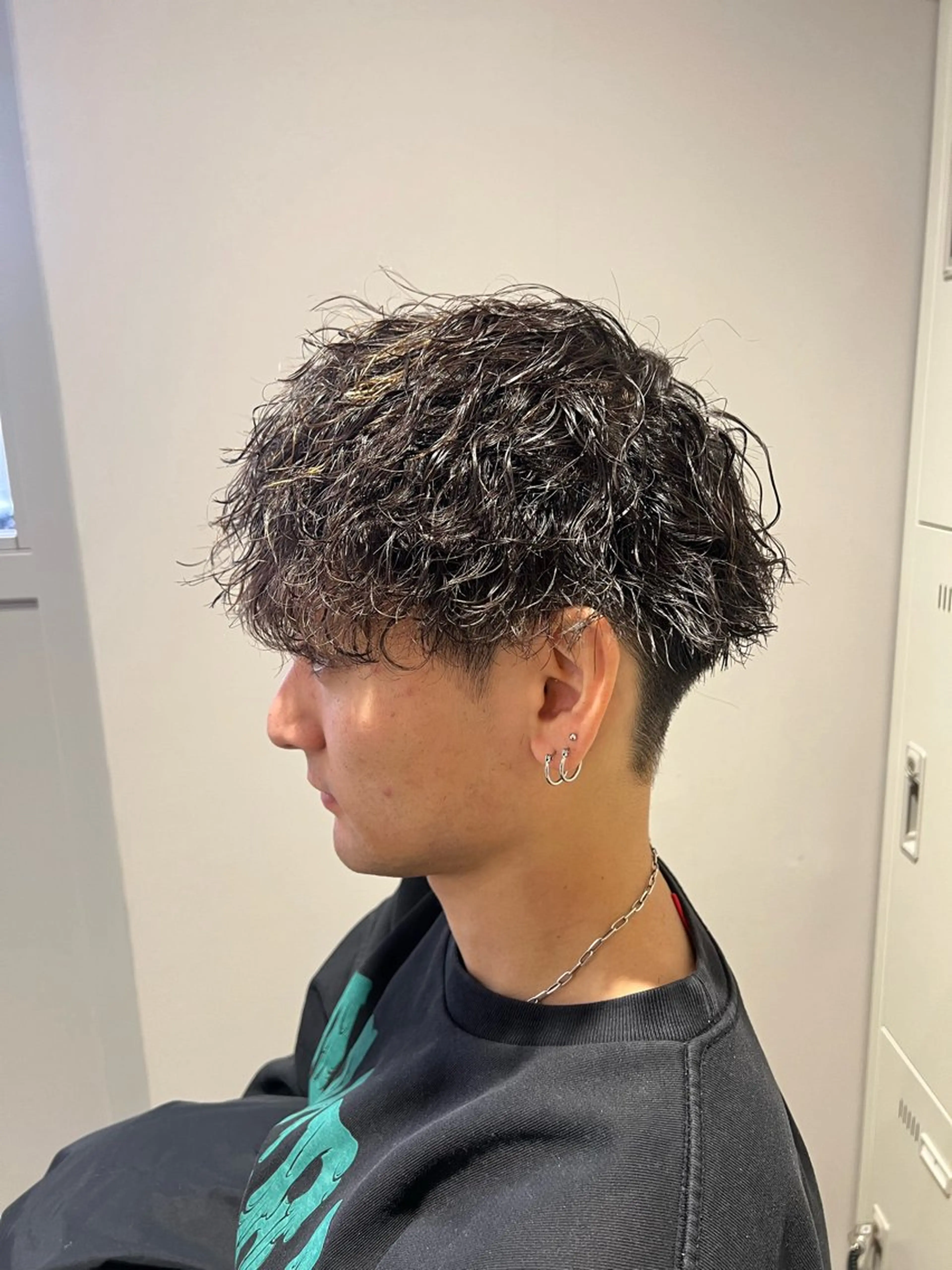 ショート カラー パーマ メンズ カット パーマ 韓国レイヤーカット /REIのヘアスタイル