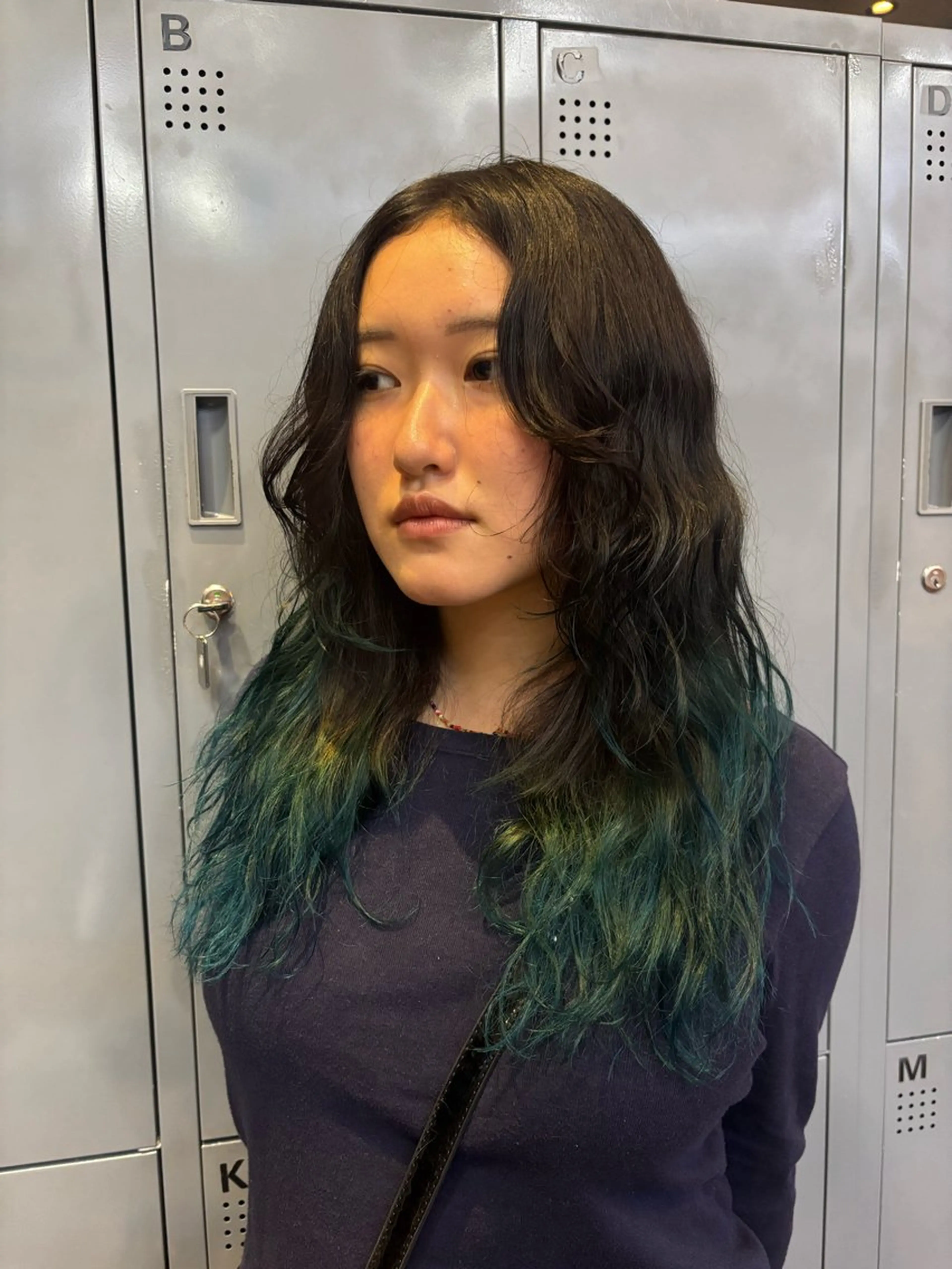 ロング ヘアカラー トリートメント ☘️かわいいハイトー ン☘️nonokaのヘアスタイル