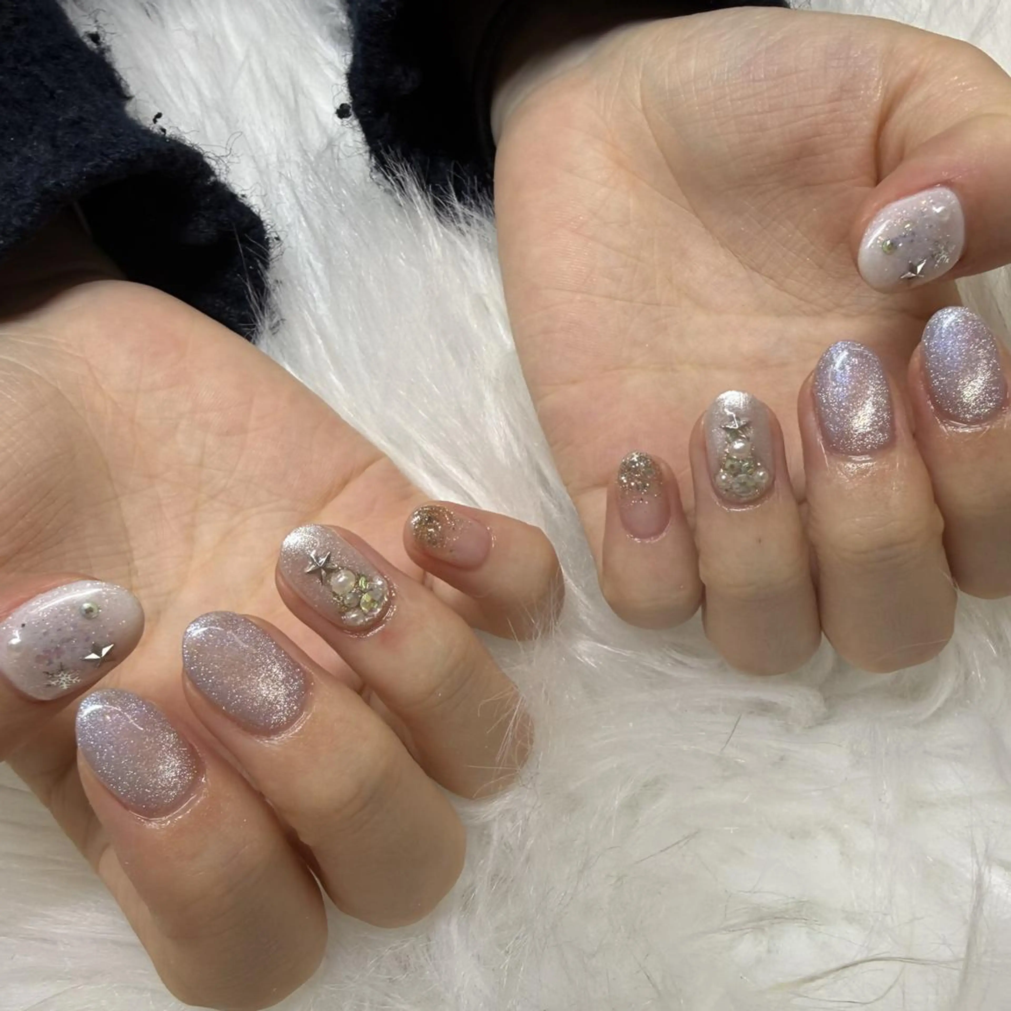 ネイル ハンドネイル 池袋💖ネイル 定額コースのネイルデザイン