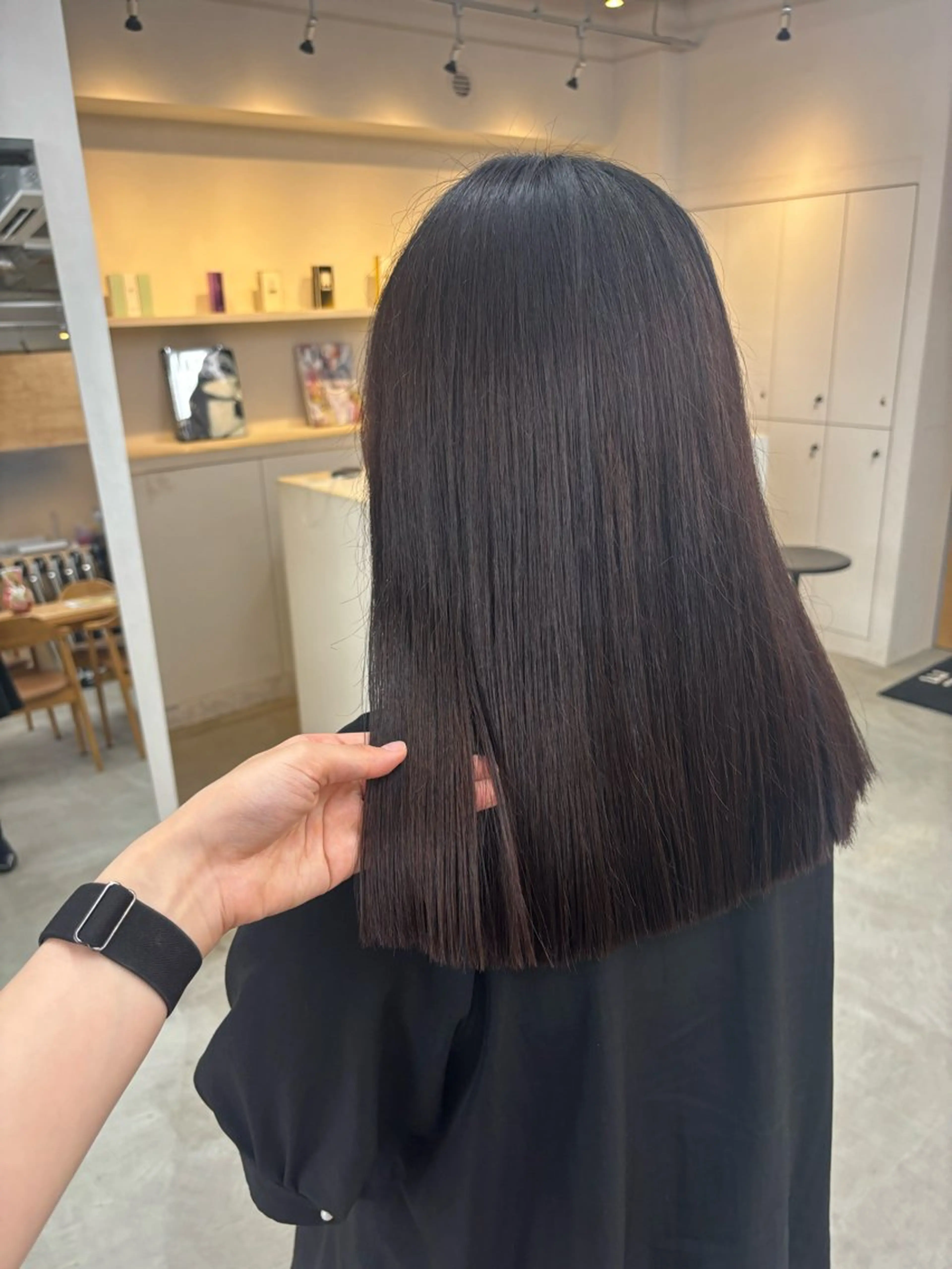 ミディアム 暖色/透明感カラー かずきのヘアスタイル