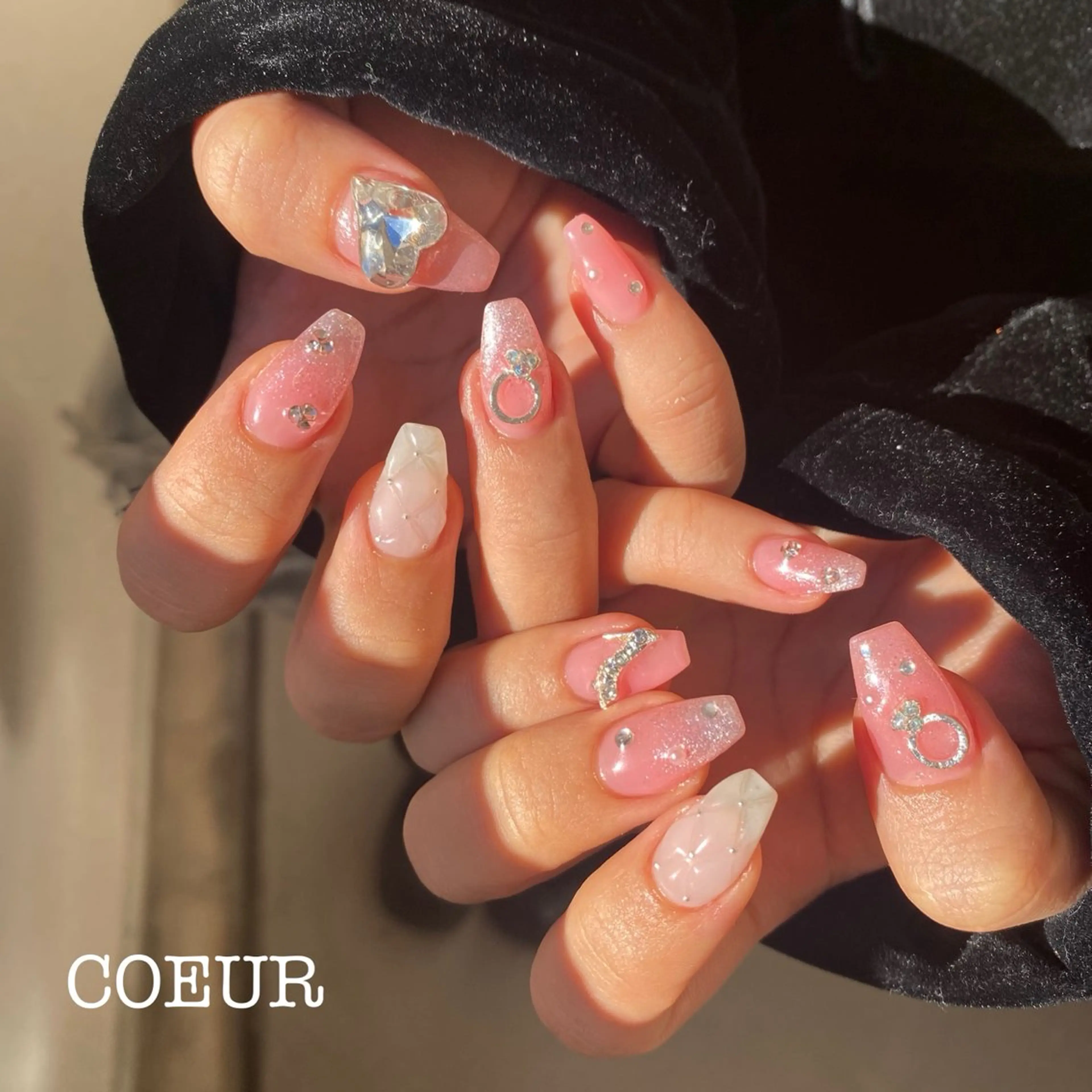 ネイル ハンドネイル COEUR✴︎ yukikaのネイルデザイン