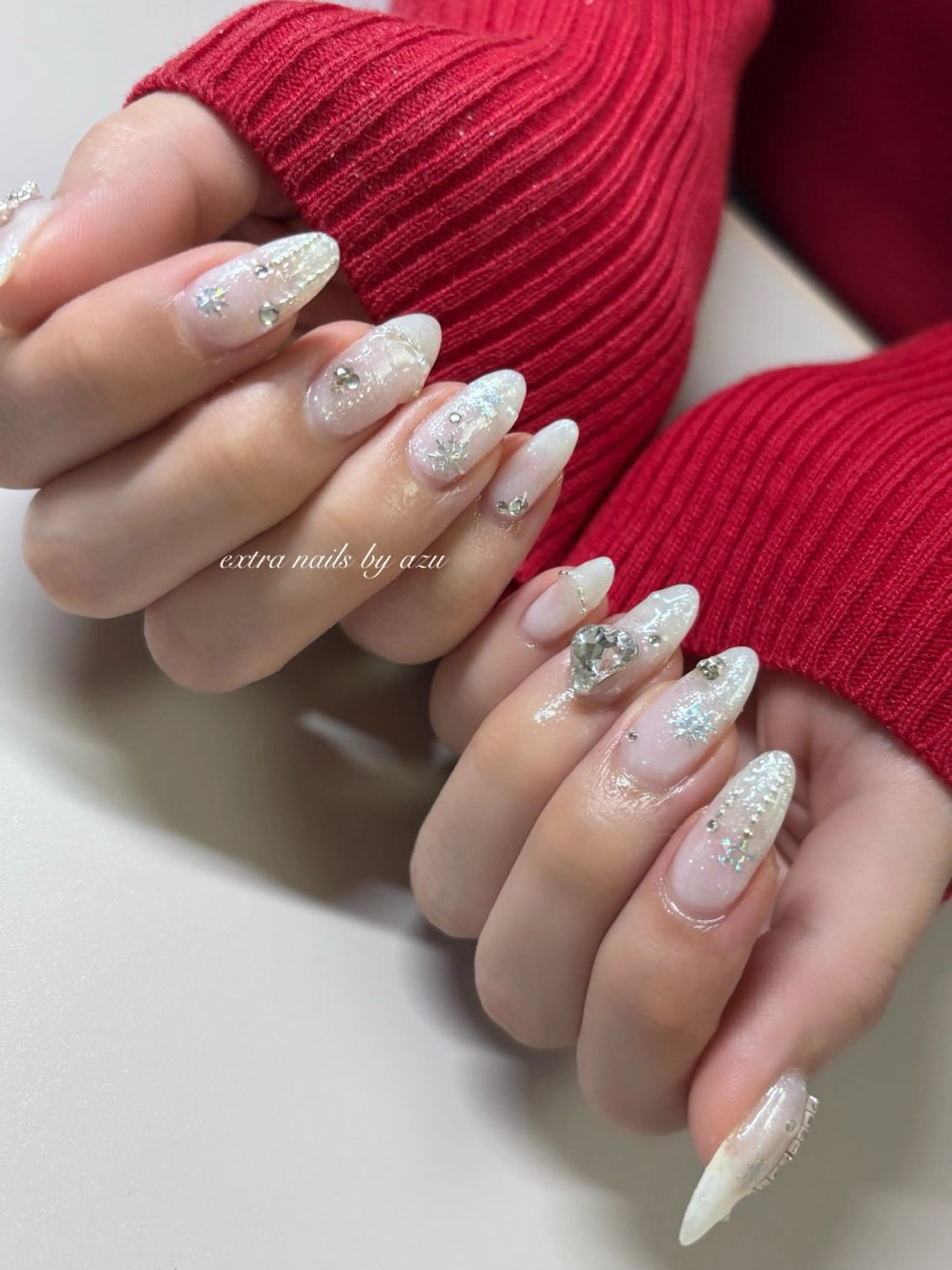 ネイル 冬ネイル ハンドネイル extranails ／lemellaのネイルデザイン