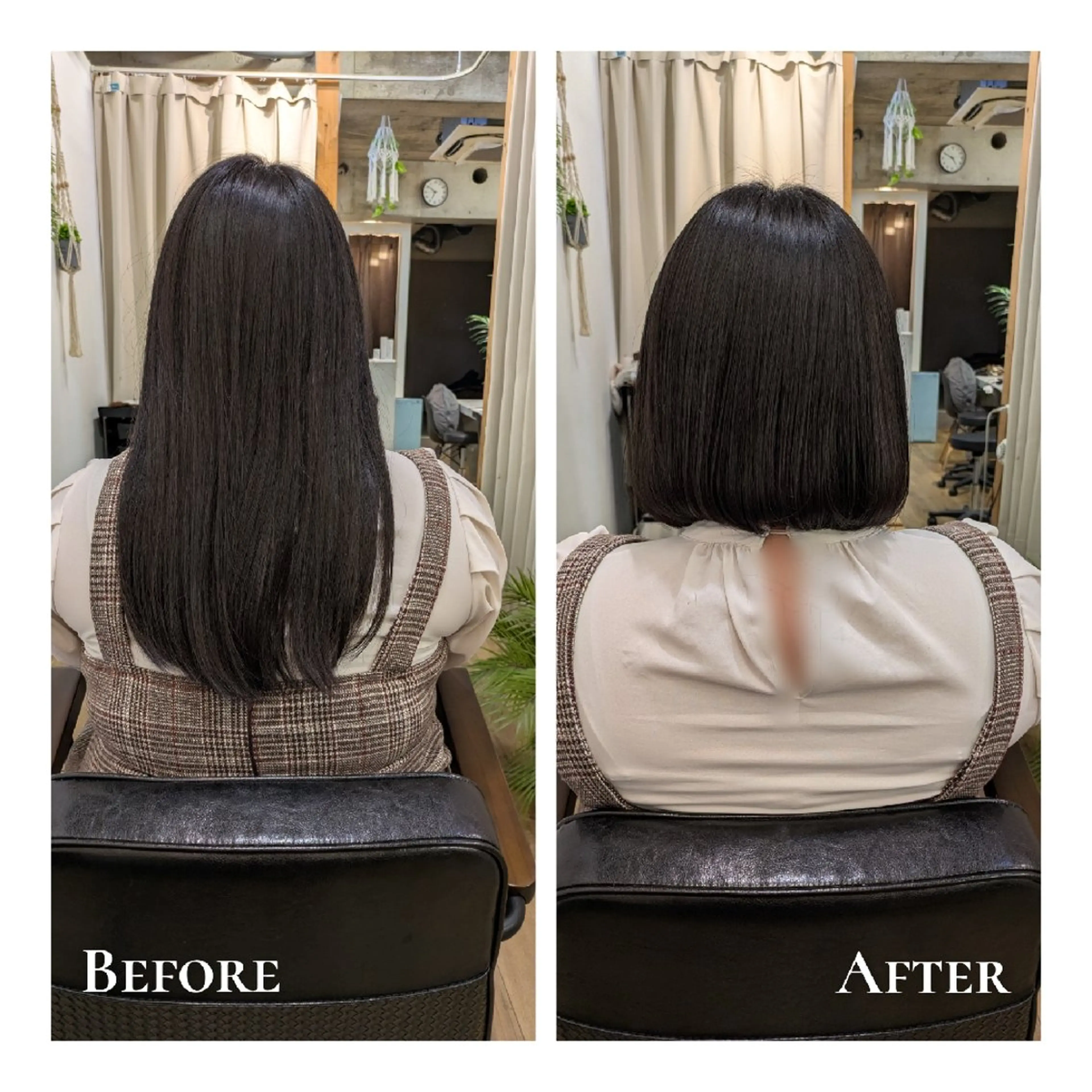 ショート 前下がりボブ ボブ カット トリートメント Cafu hair Tachi所属・有馬 葵のヘアスタイル