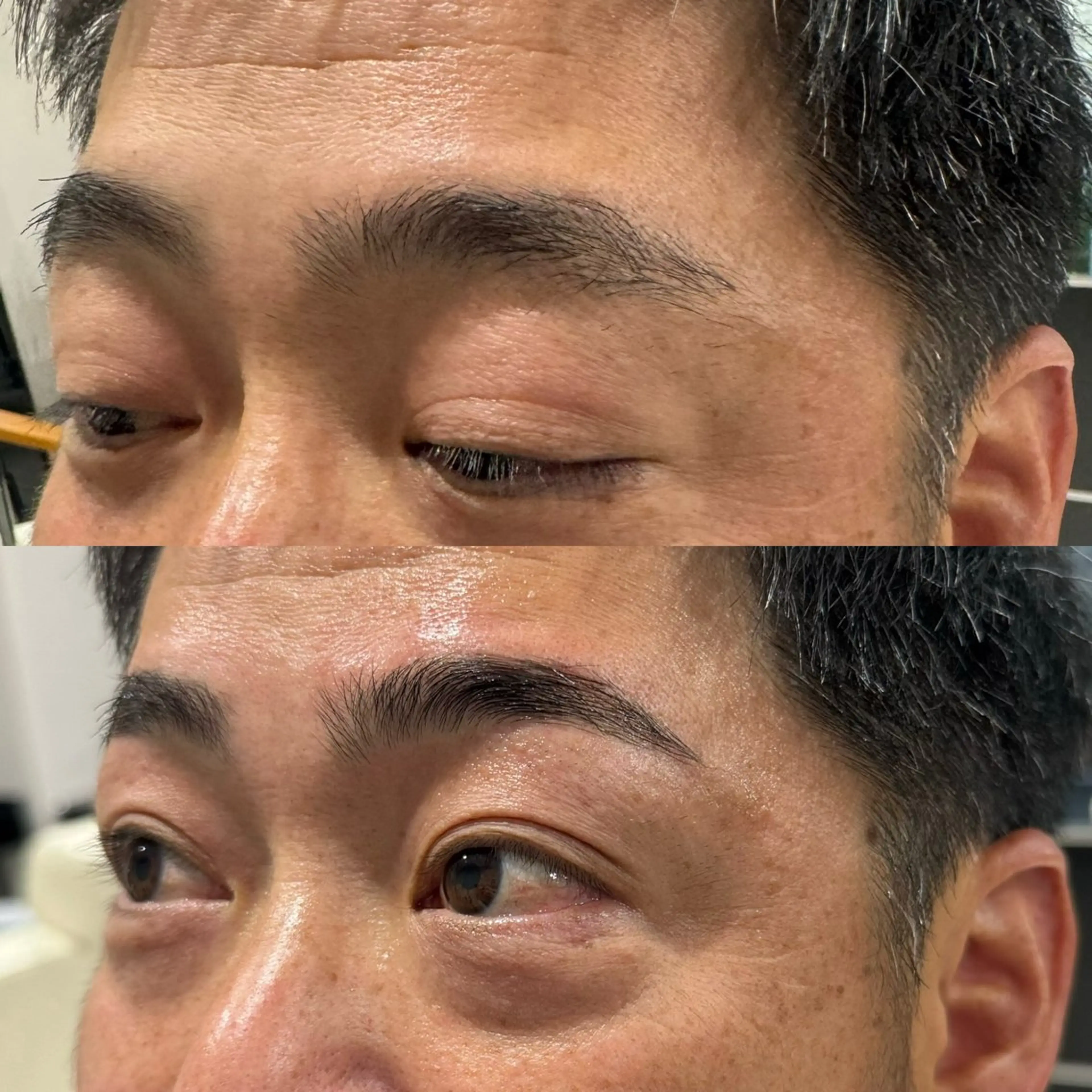 メンズ アイブロウ メンズアイブロウ ワックス脱毛 その他(アイブロウ) Hémireve Shirokane所属・トロイアルケ🩵 美眉EMIの眉毛・アイブロウイメージ