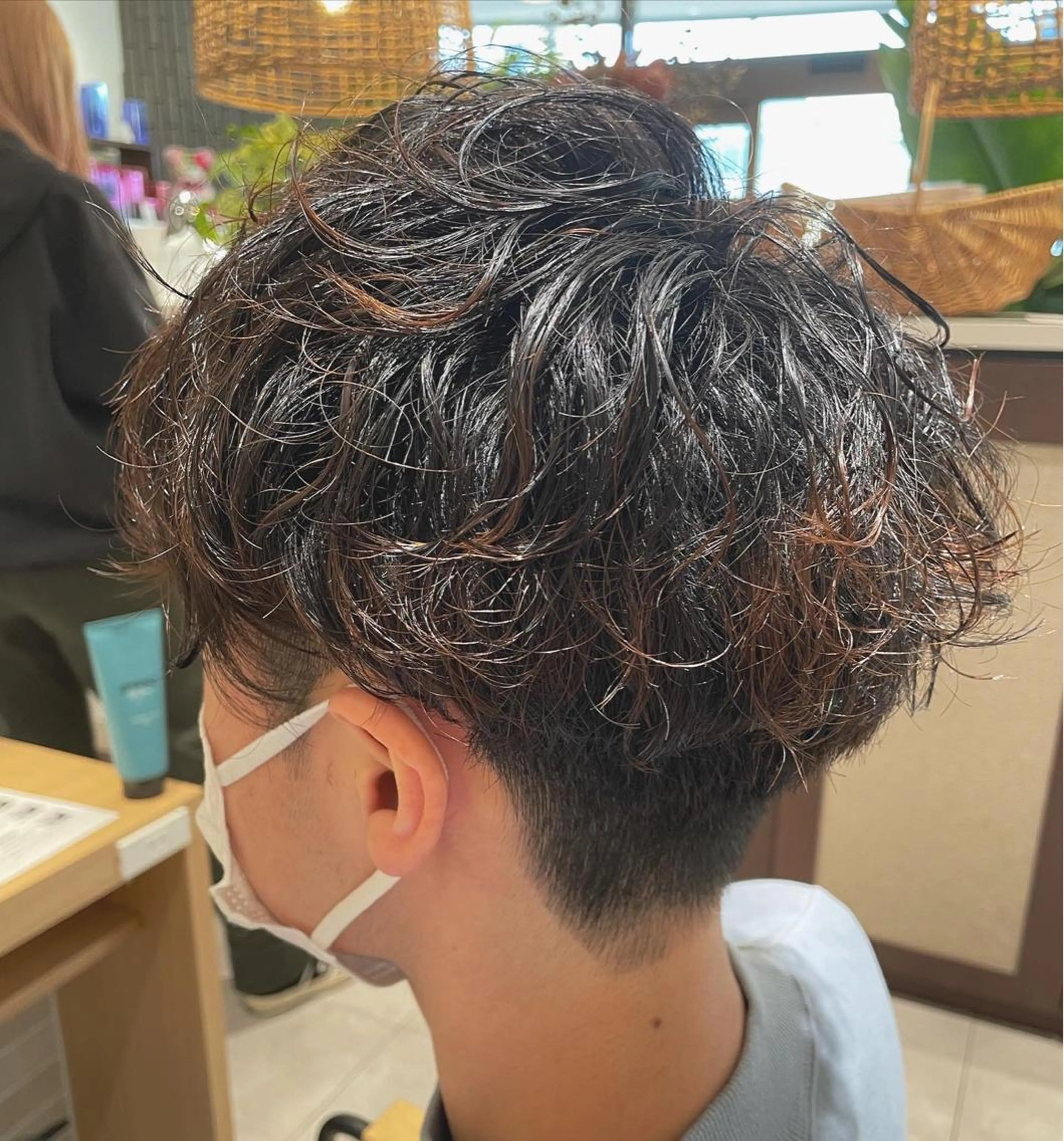 パーマ メンズ メンズパーマ スパイラルパーマ カット パーマ 高木 櫻のヘアスタイル