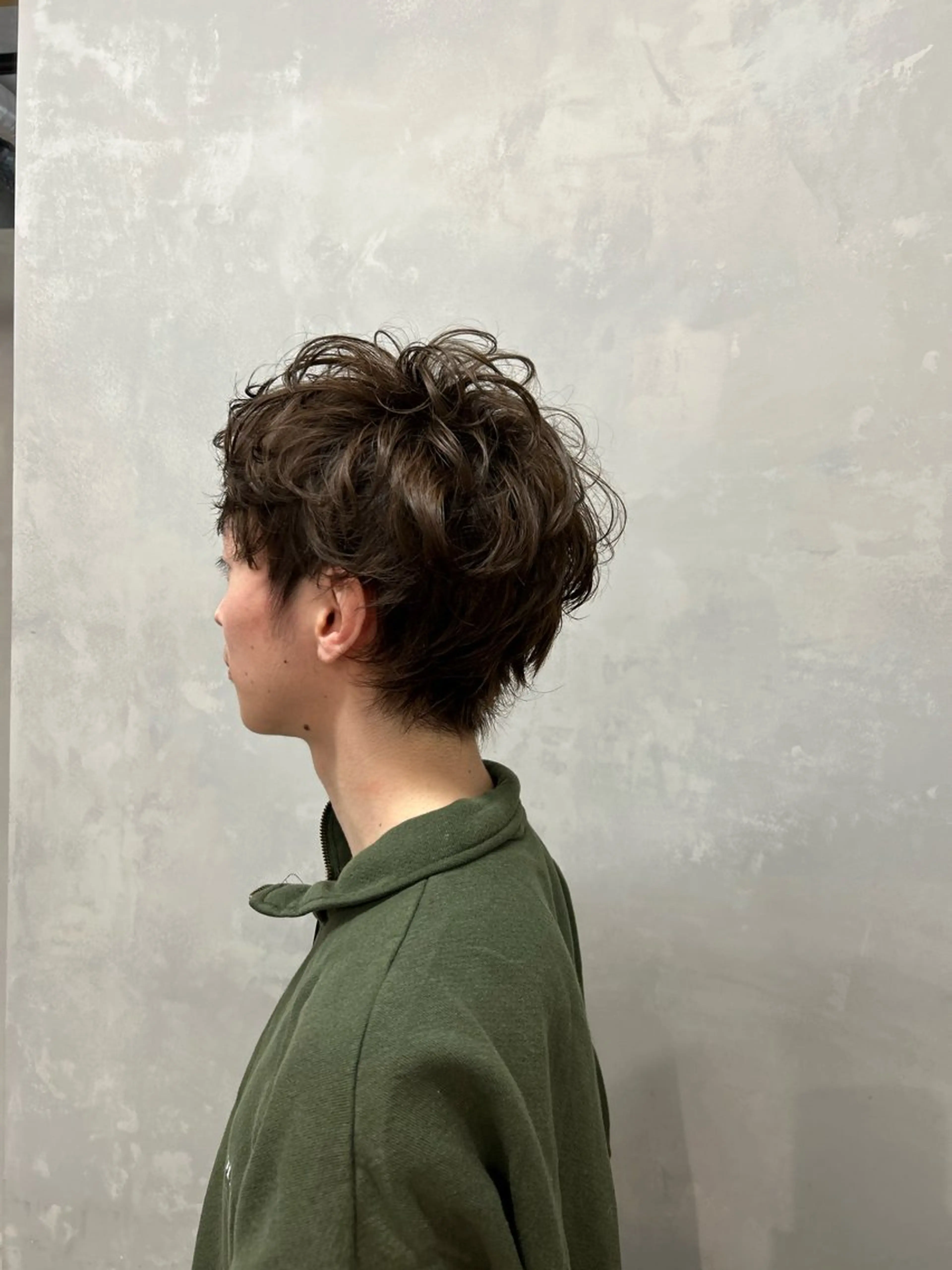 ショート パーマ メンズ メンズパーマ Elilume 代々木店所属・森山 朝陽のヘアスタイル