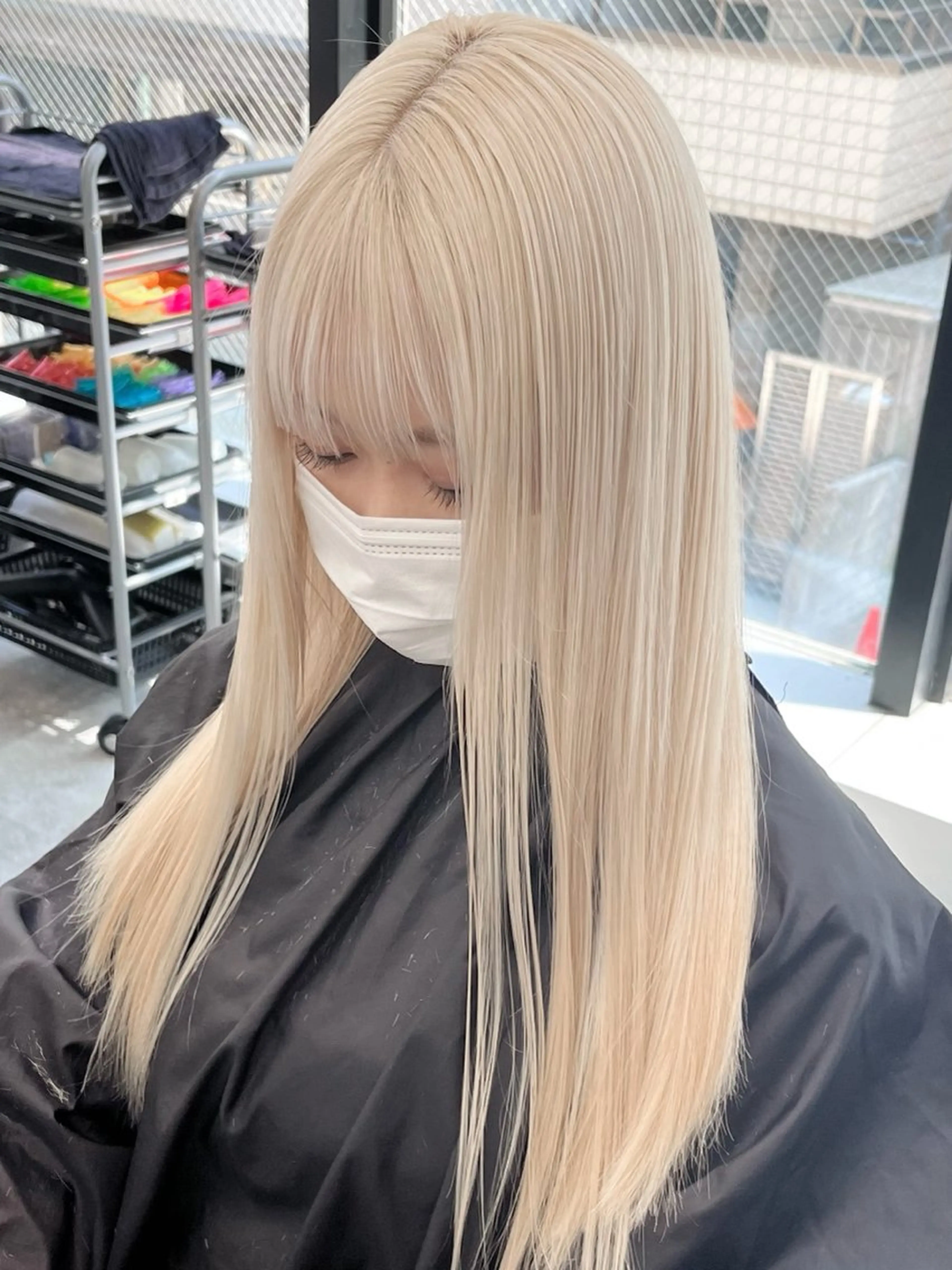 セミロング カラー ヘアカラー トリートメント ウルフ/レイヤー ⚡️ITSUKU⚡️のヘアスタイル