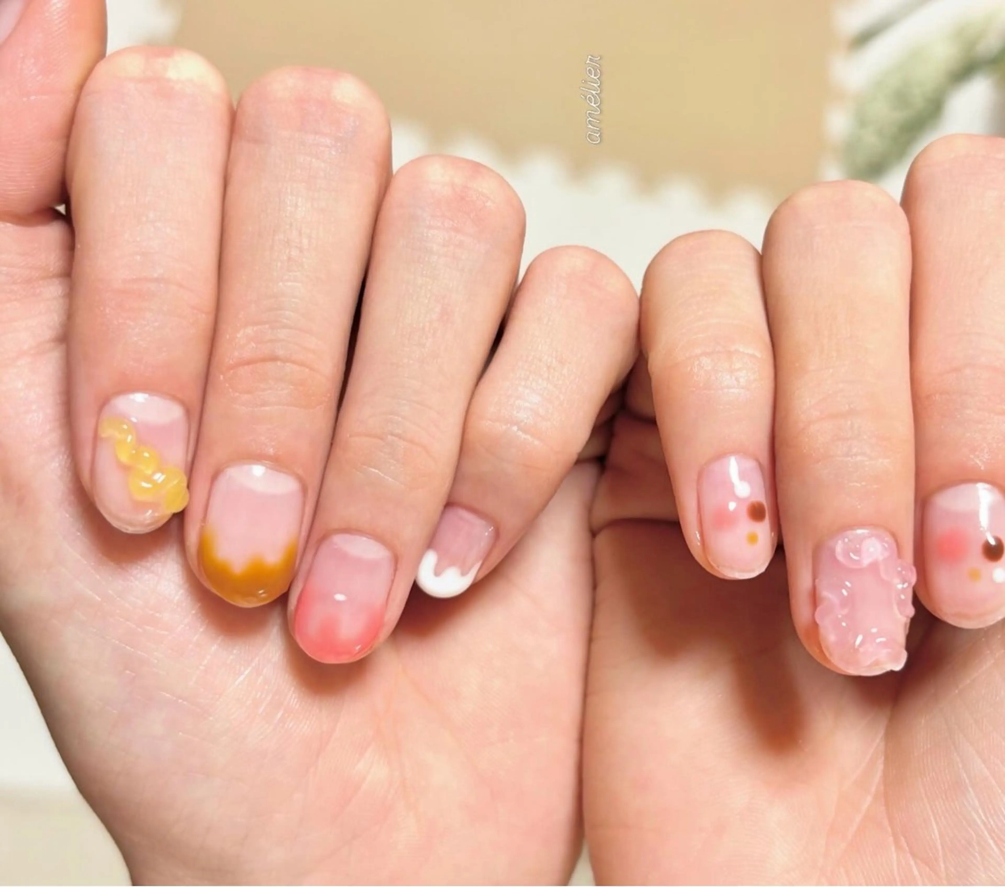 ネイル ハンドネイル amélier ꕁアメリエꕁのネイルデザイン