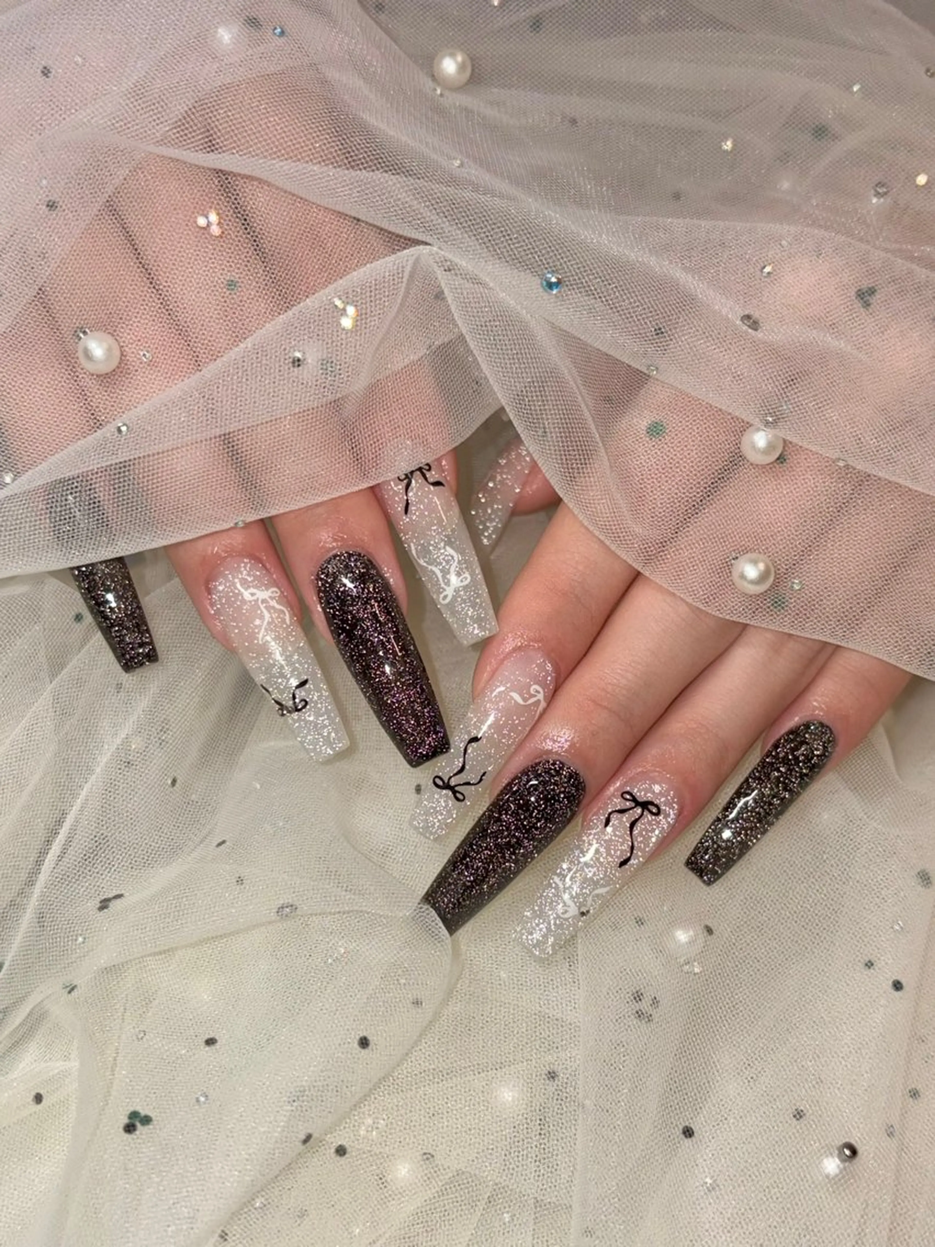 ネイル ハンドネイル 夜までElle.M 【エルマ】のネイルデザイン