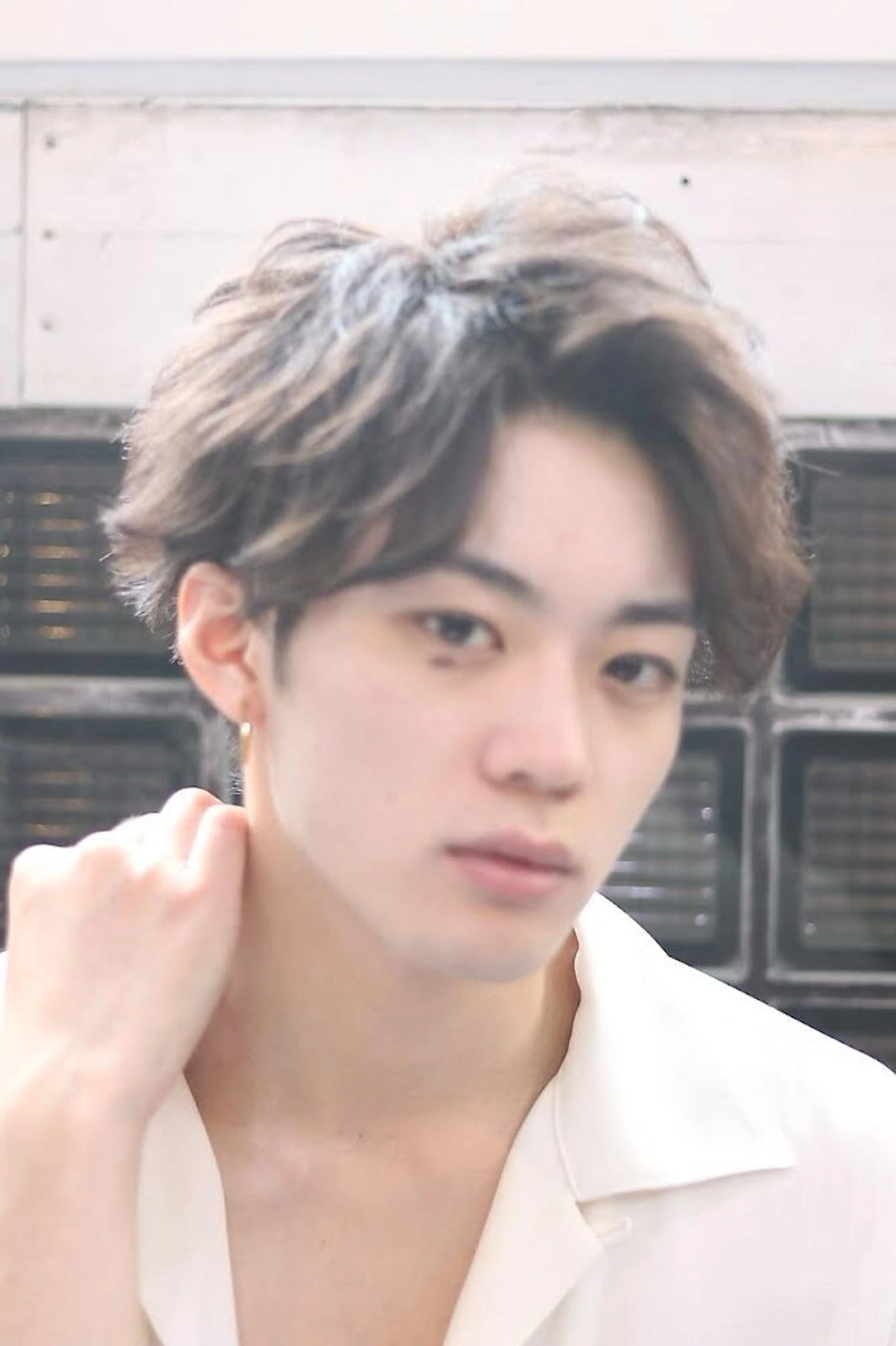 ショート カラー パーマ メンズ est hair Luna本八幡店［エストヘアールーナ］所属・sada isseiのヘアスタイル