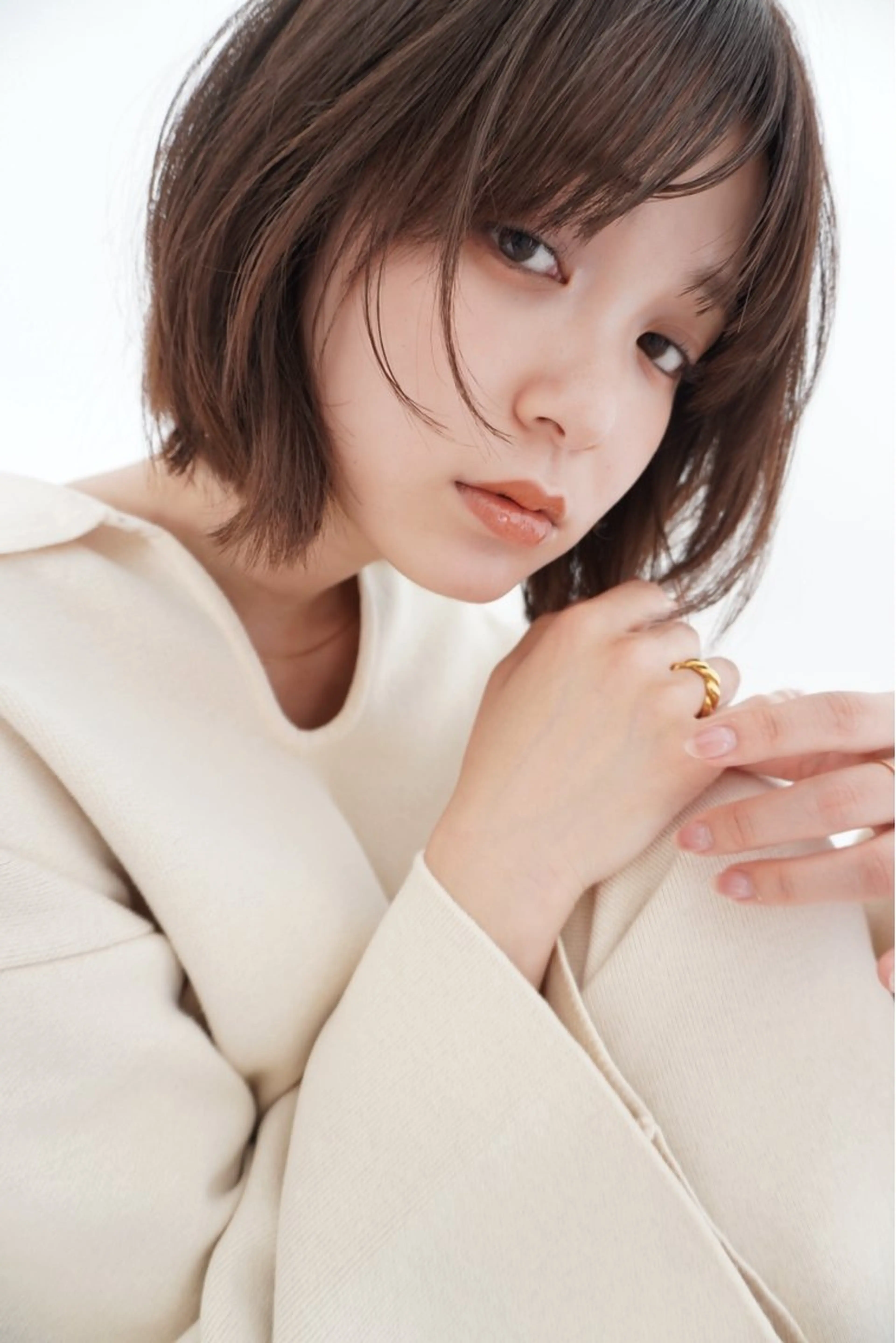 ミディアム ryona🎀 /ボブ/ブロンドのヘアスタイル