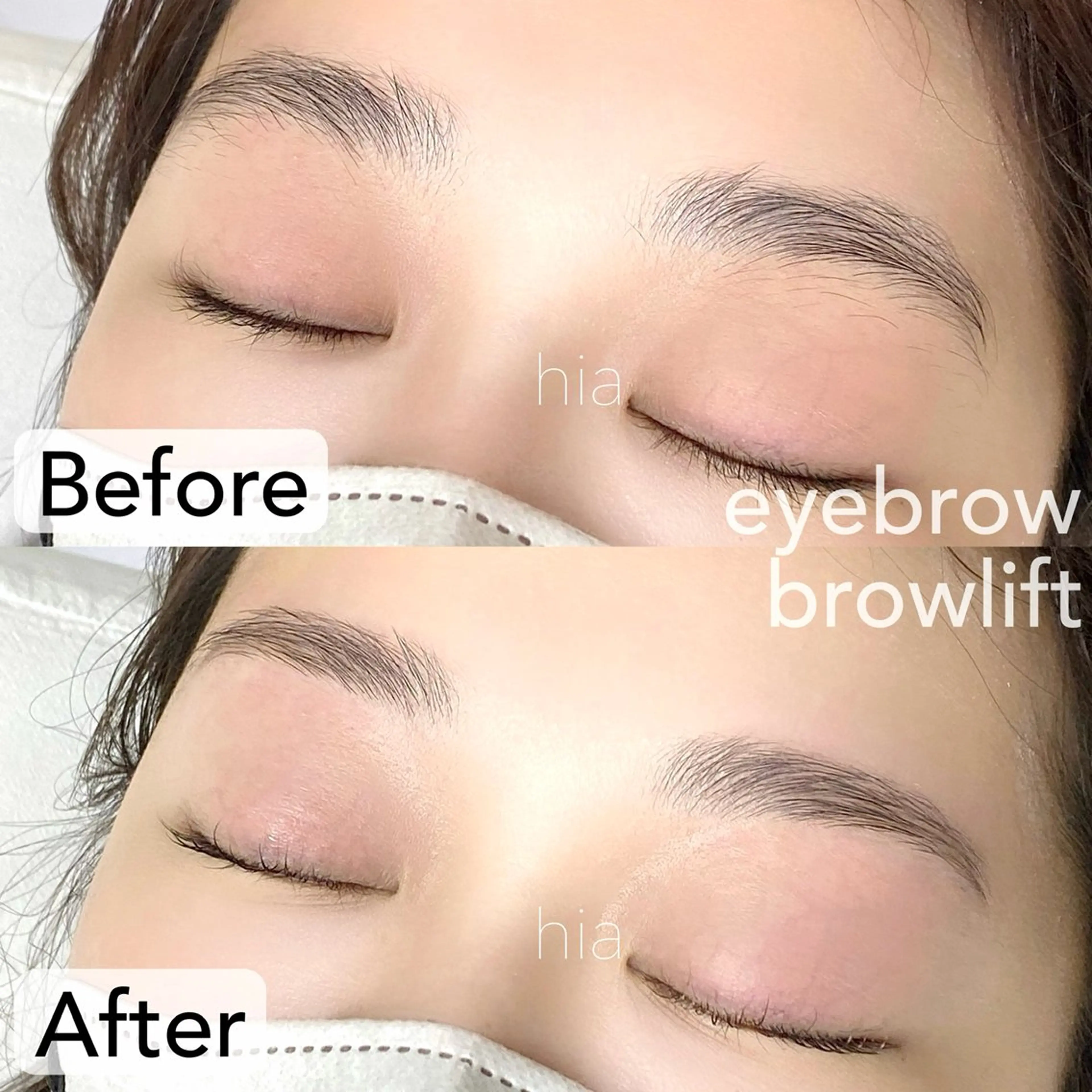 アイブロウ ハリウッドブロウリフト hia eyelash所属・hia hinaのマツエク・マツパデザイン