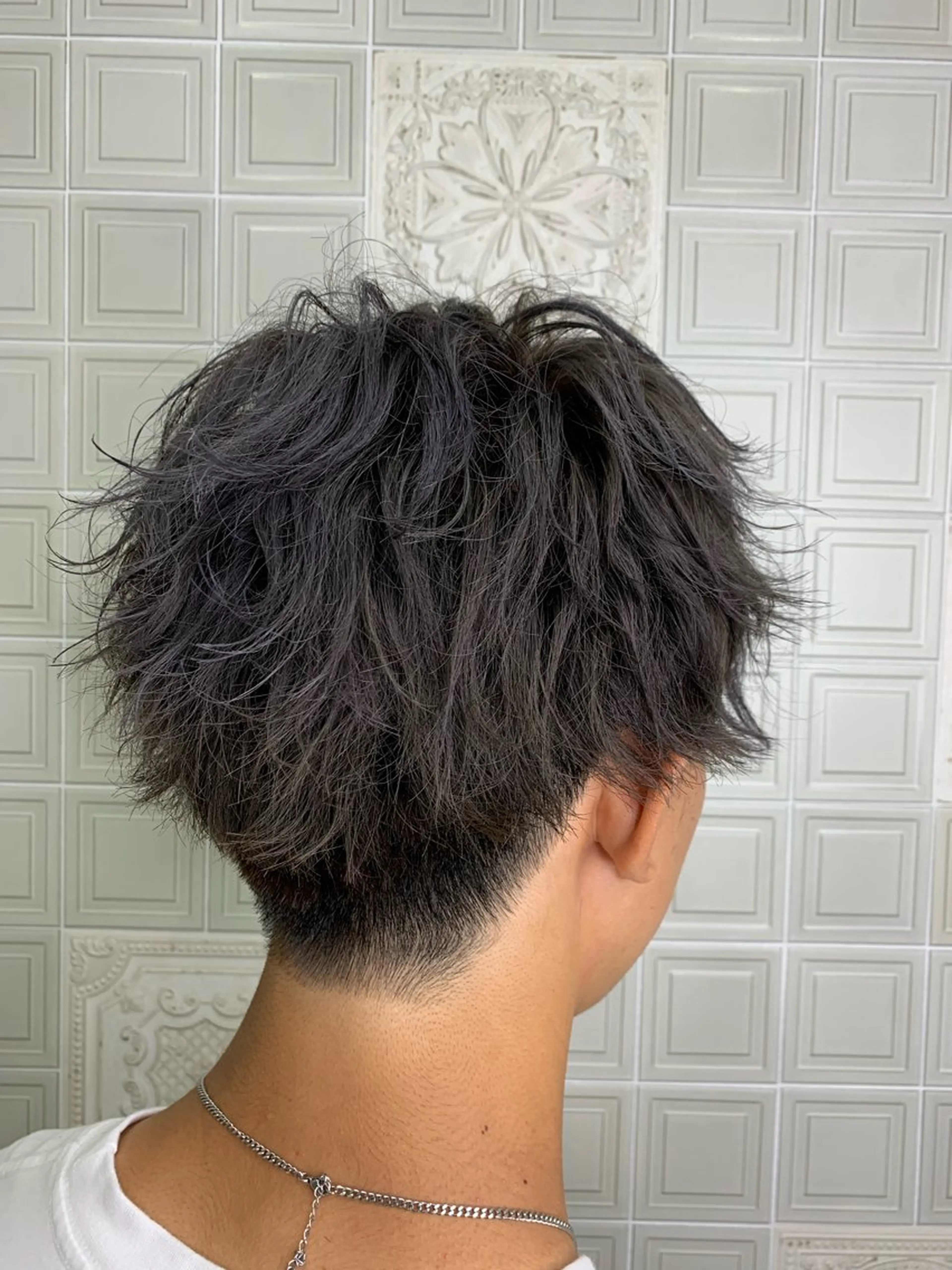 【メンズオススメNo.2👨🥈✨】メンズカット＋ニュアンスパーマ＋眉カットの写真