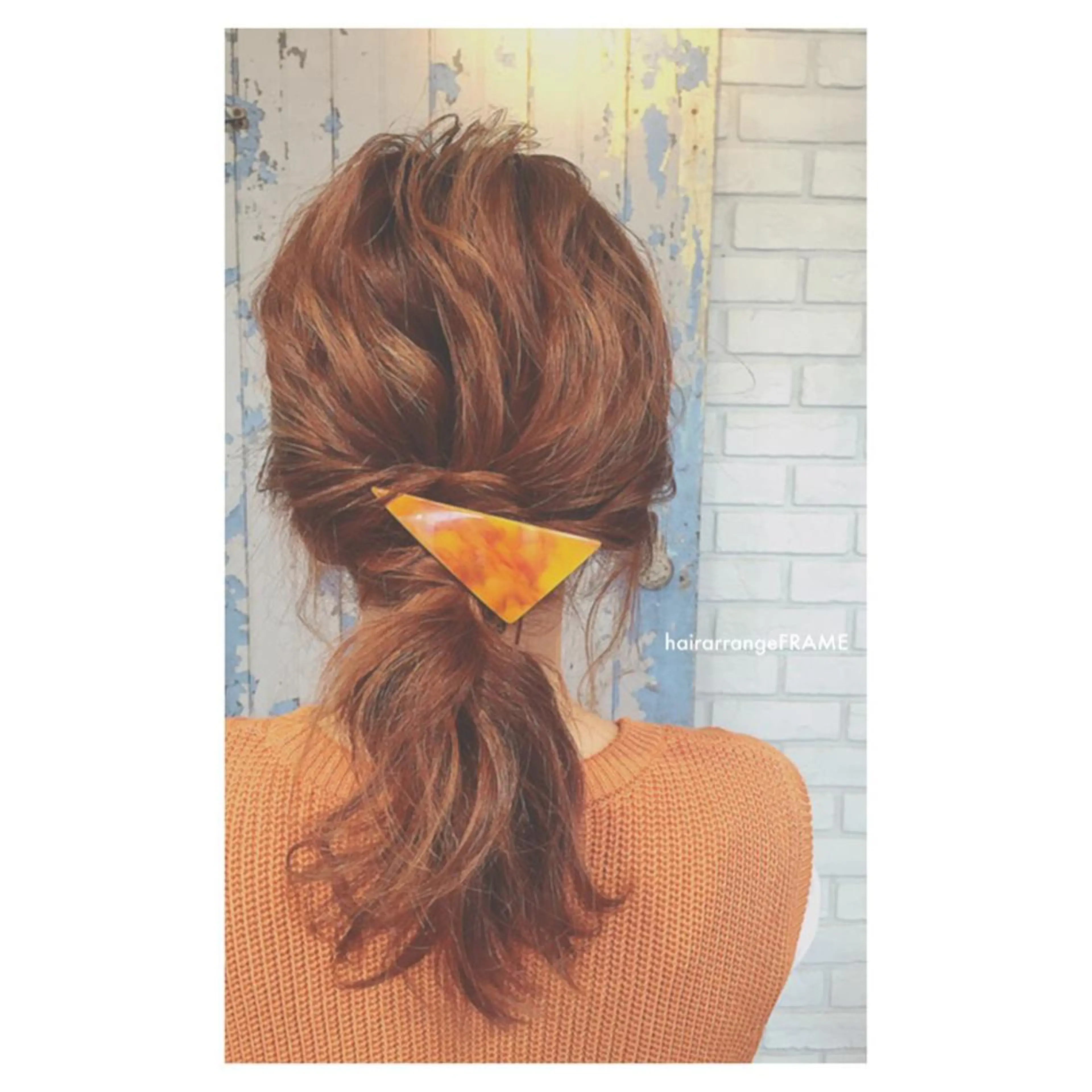 ミディアム セミロング ロング ヘアアレンジ 簡単アレンジ FRAME所属・FRAME/髪を育 てる/大人デザインのヘアスタイル