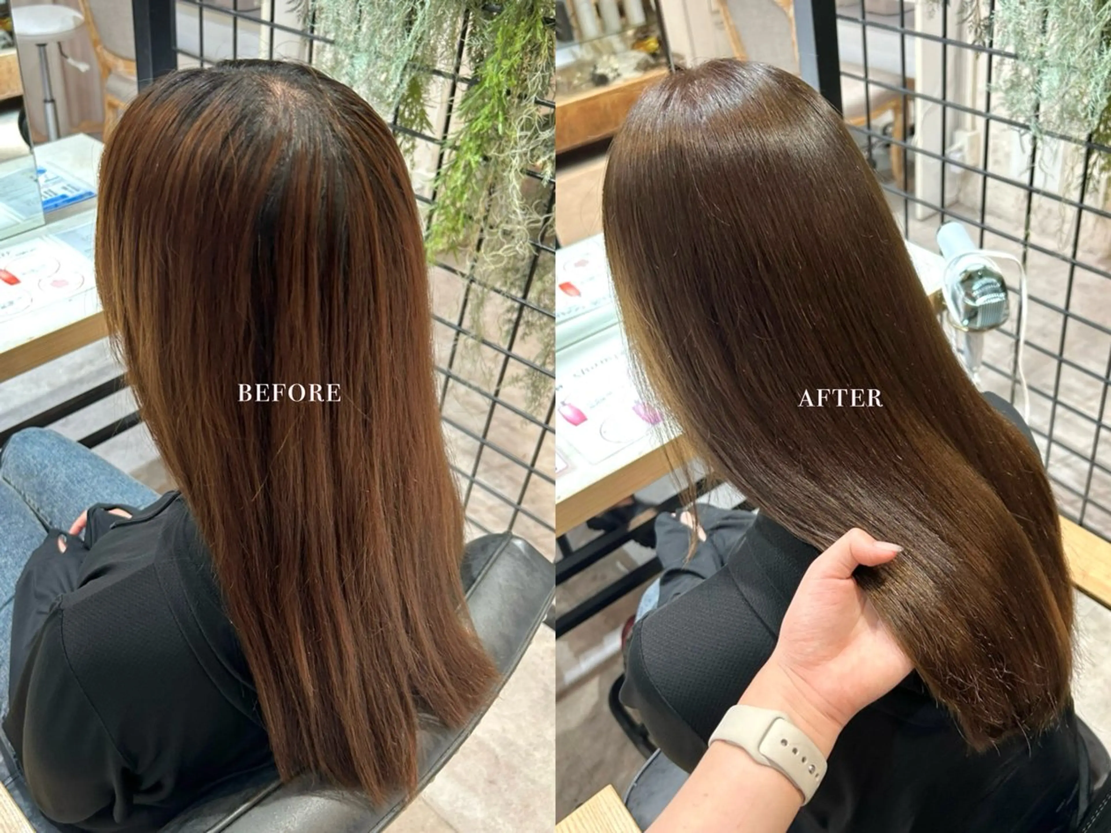 ロング カラー ヘアカラー レイヤースタイル COCORO 🎀のヘアスタイル