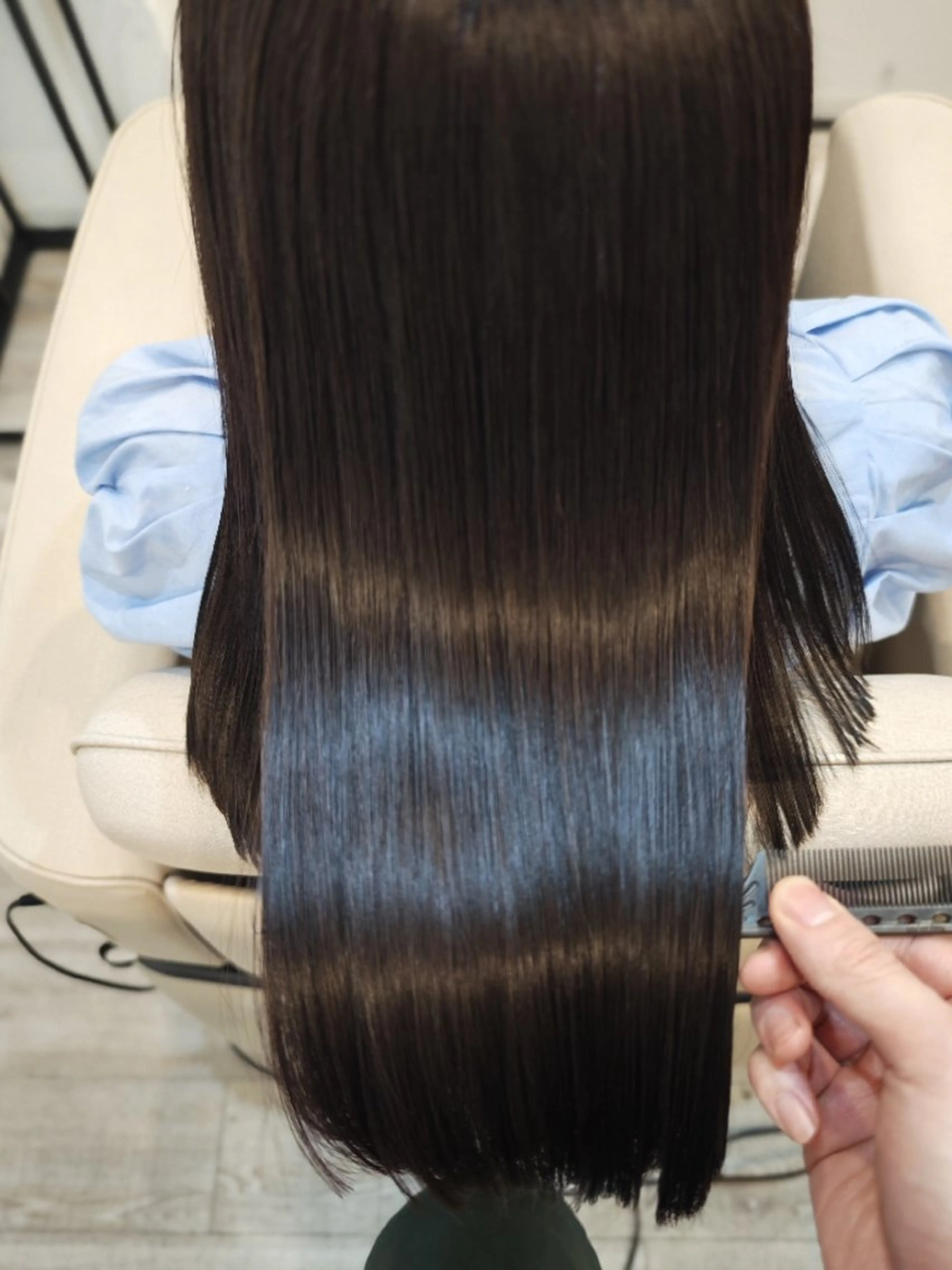 ロング カット トリートメント 👾徐 涛👾のヘアスタイル