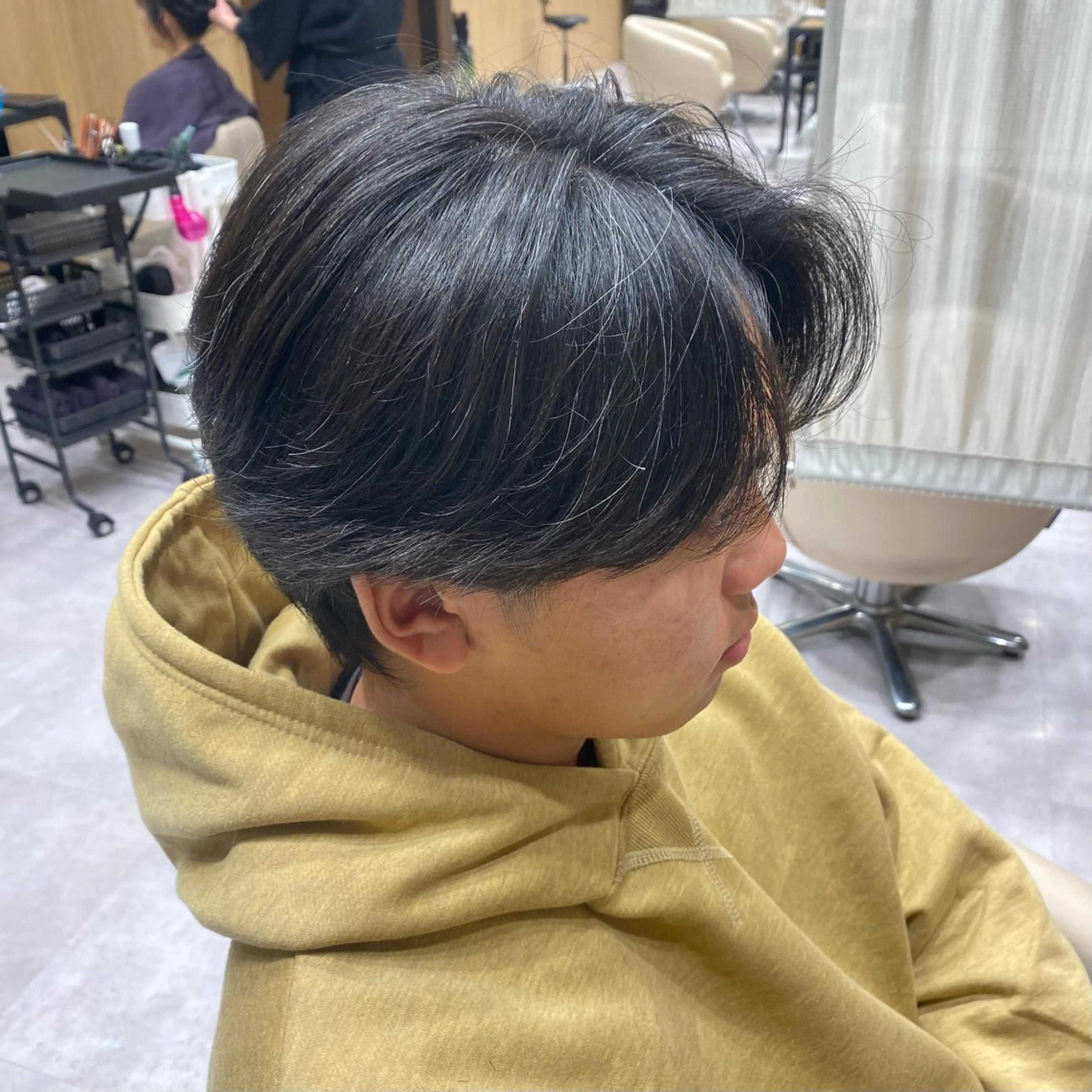 ショート パーマ メンズ UNIX所属・村上翼/ハンサム ショート/パーマのヘアスタイル