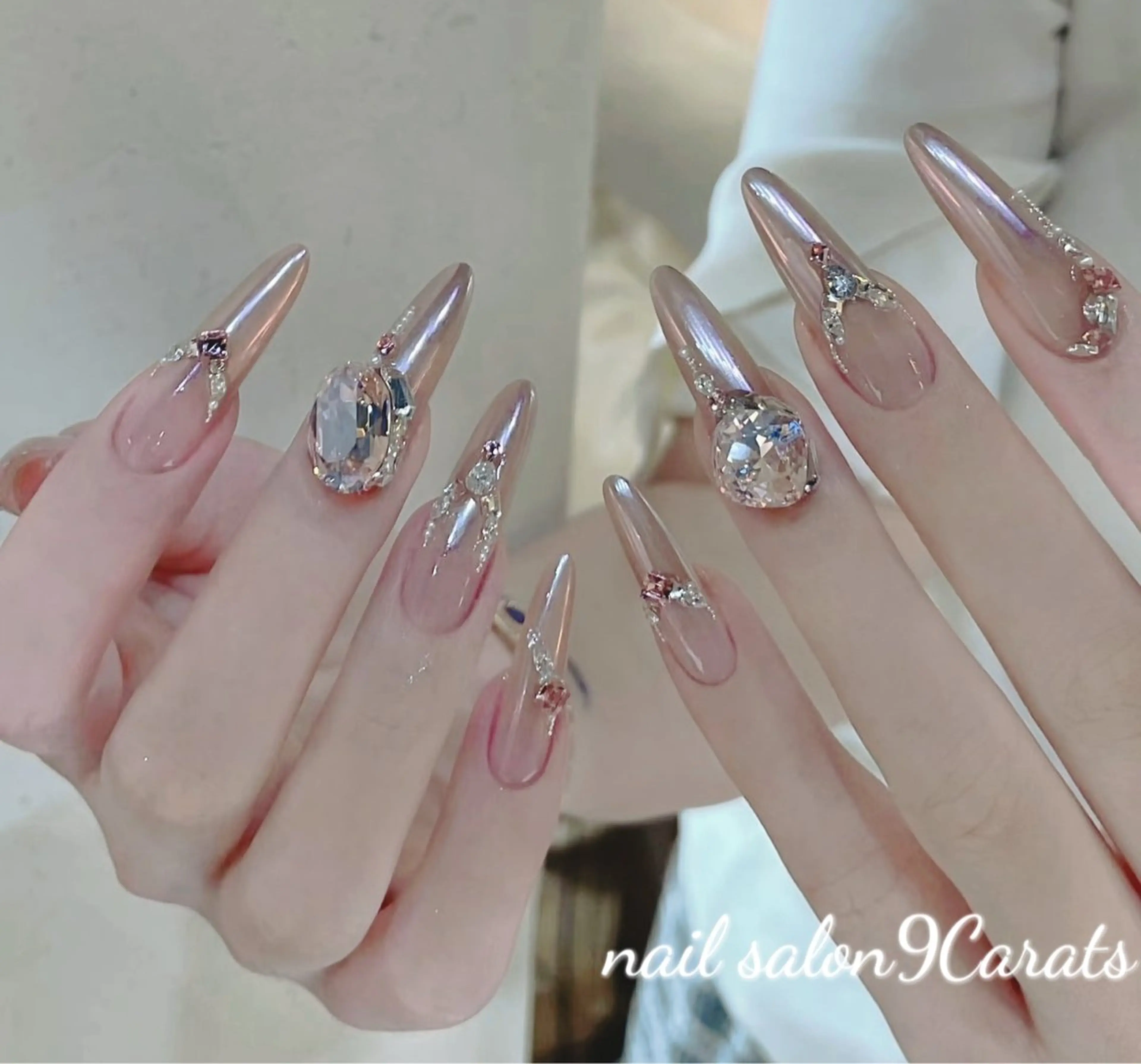 💅ハンドネイル【新規オフ無料】✨長さだしスカルプ10本つけ放題✨持ち込みオケ👌💰16980の写真