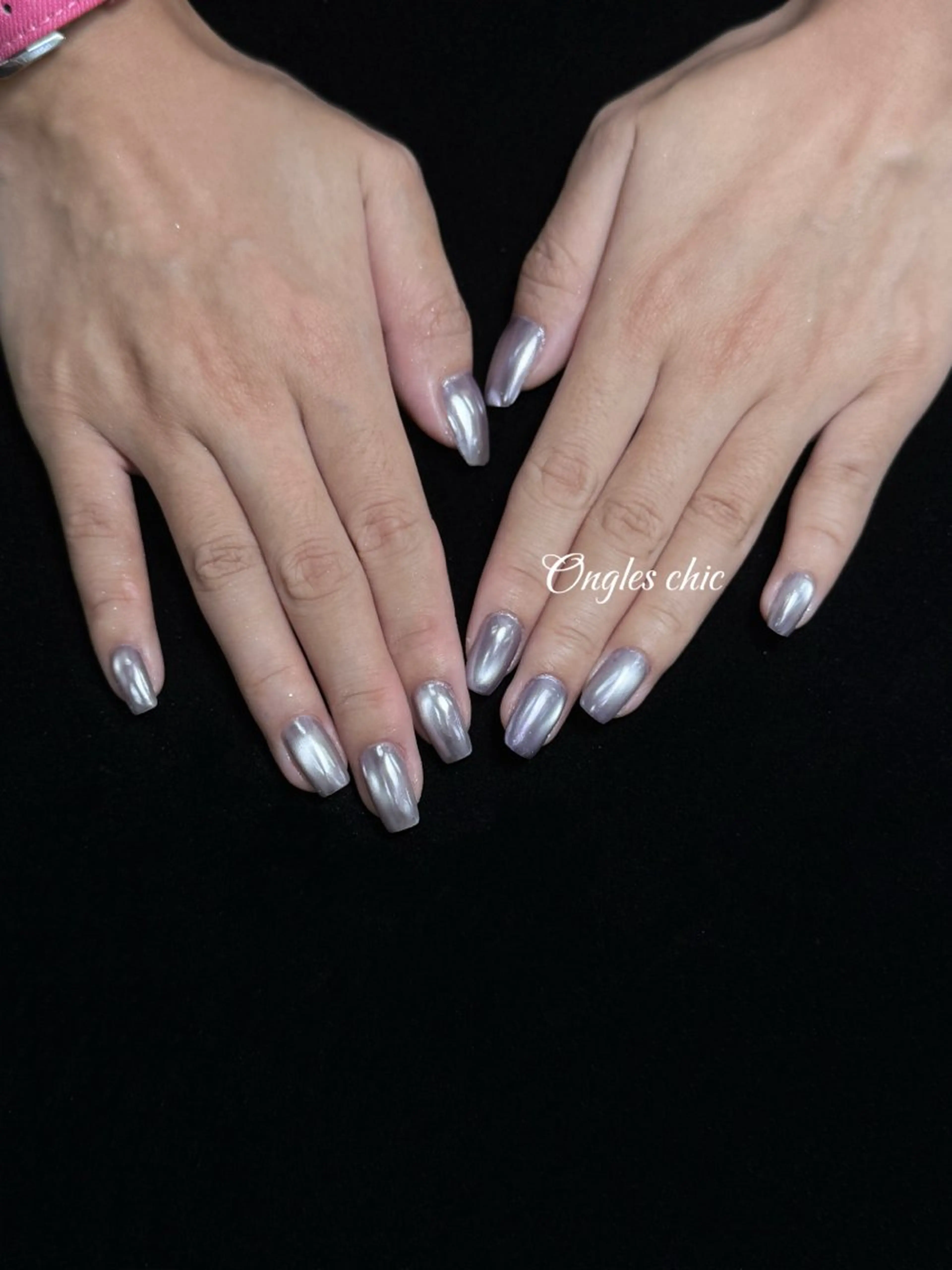 ネイル アートネイル オーロラネイル フレンチネイル ジェルネイル マグネットネイル ハンドネイル ongles chicのネイルデザイン