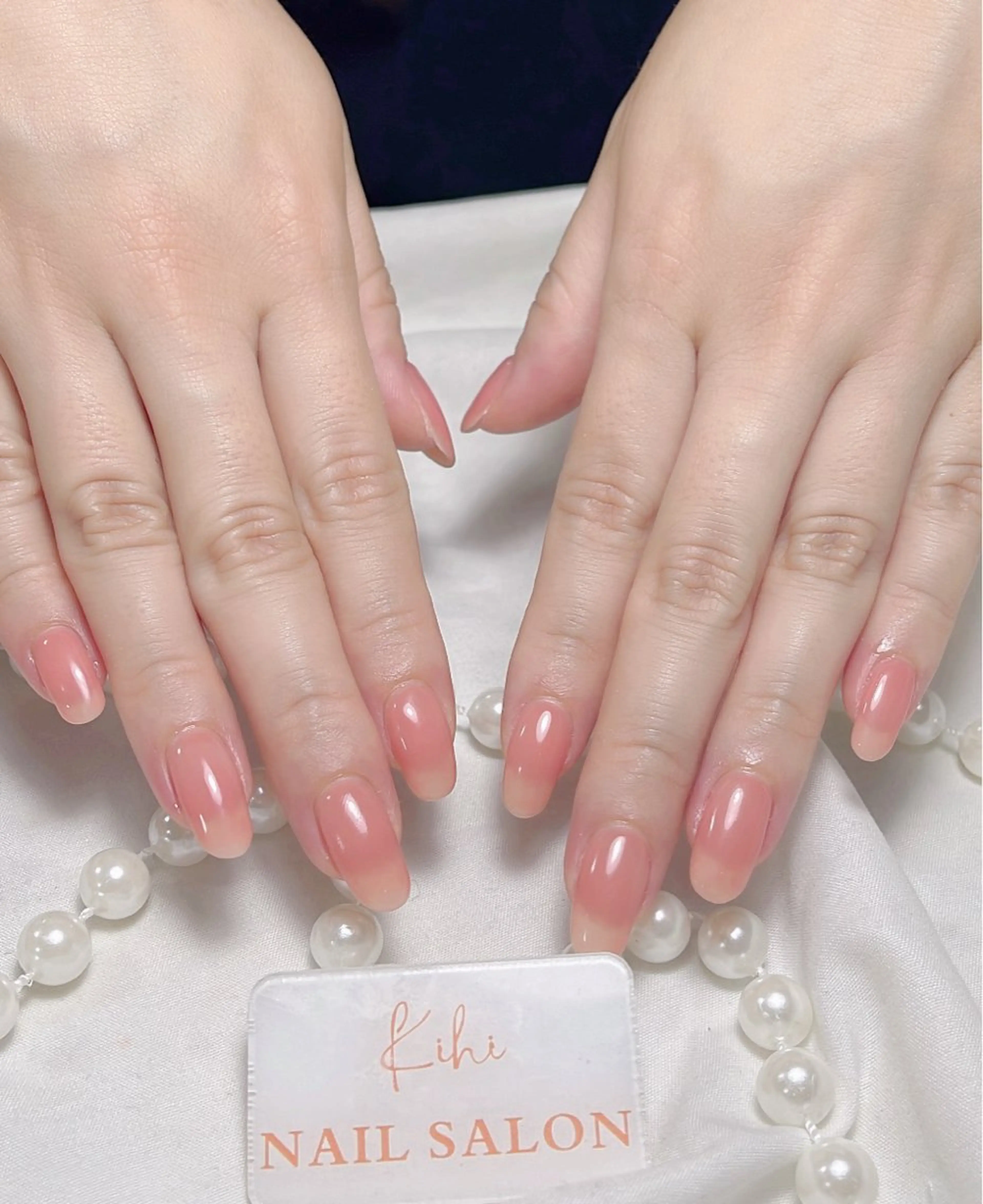 ネイル アートネイル フレンチネイル ジェルネイル グラデーション 韓国ネイル 村中 ハナのネイルデザイン