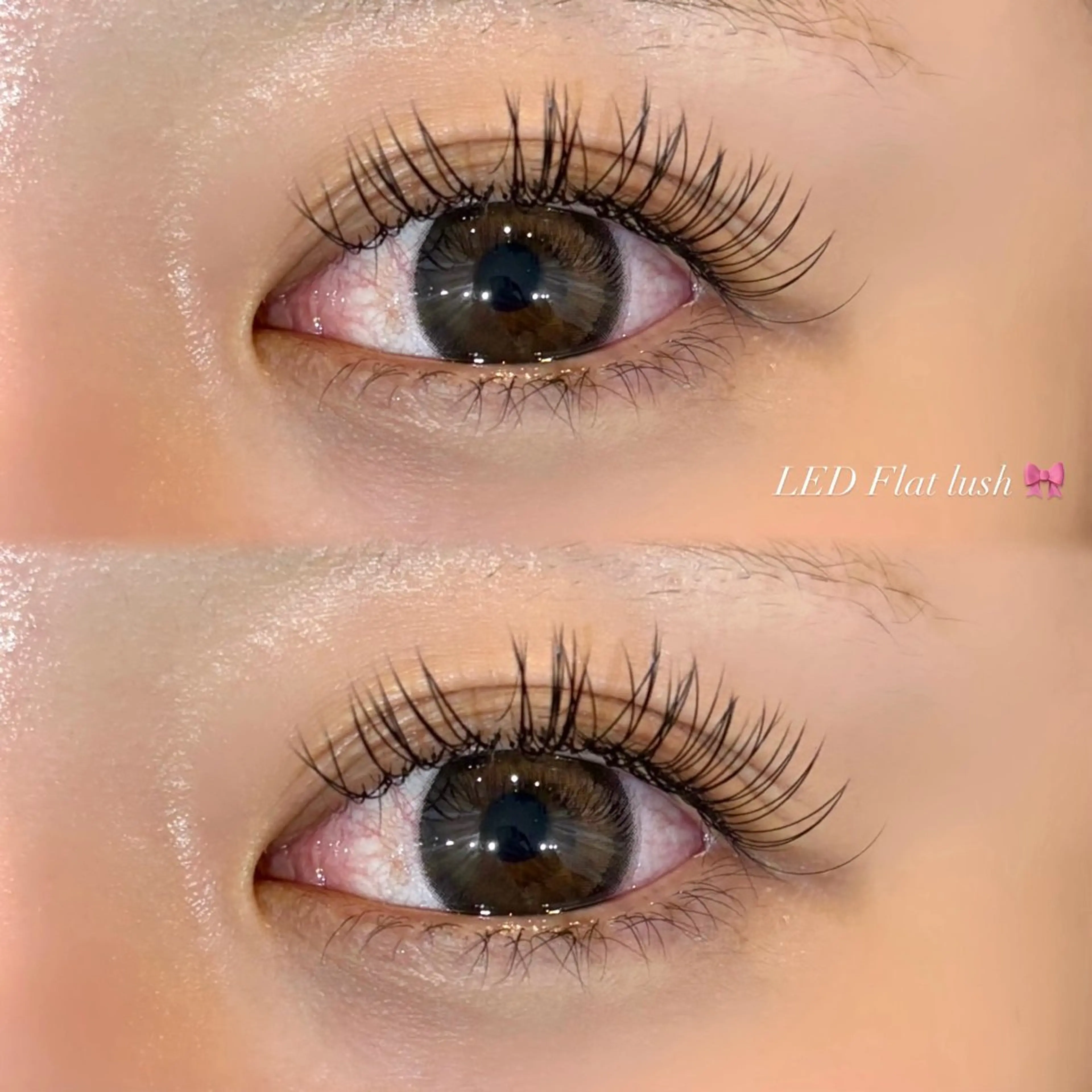 マツエク・マツパ フラットラッシュ マツエク EYELA 小築🐈‍⬛🤍のマツエク・マツパデザイン