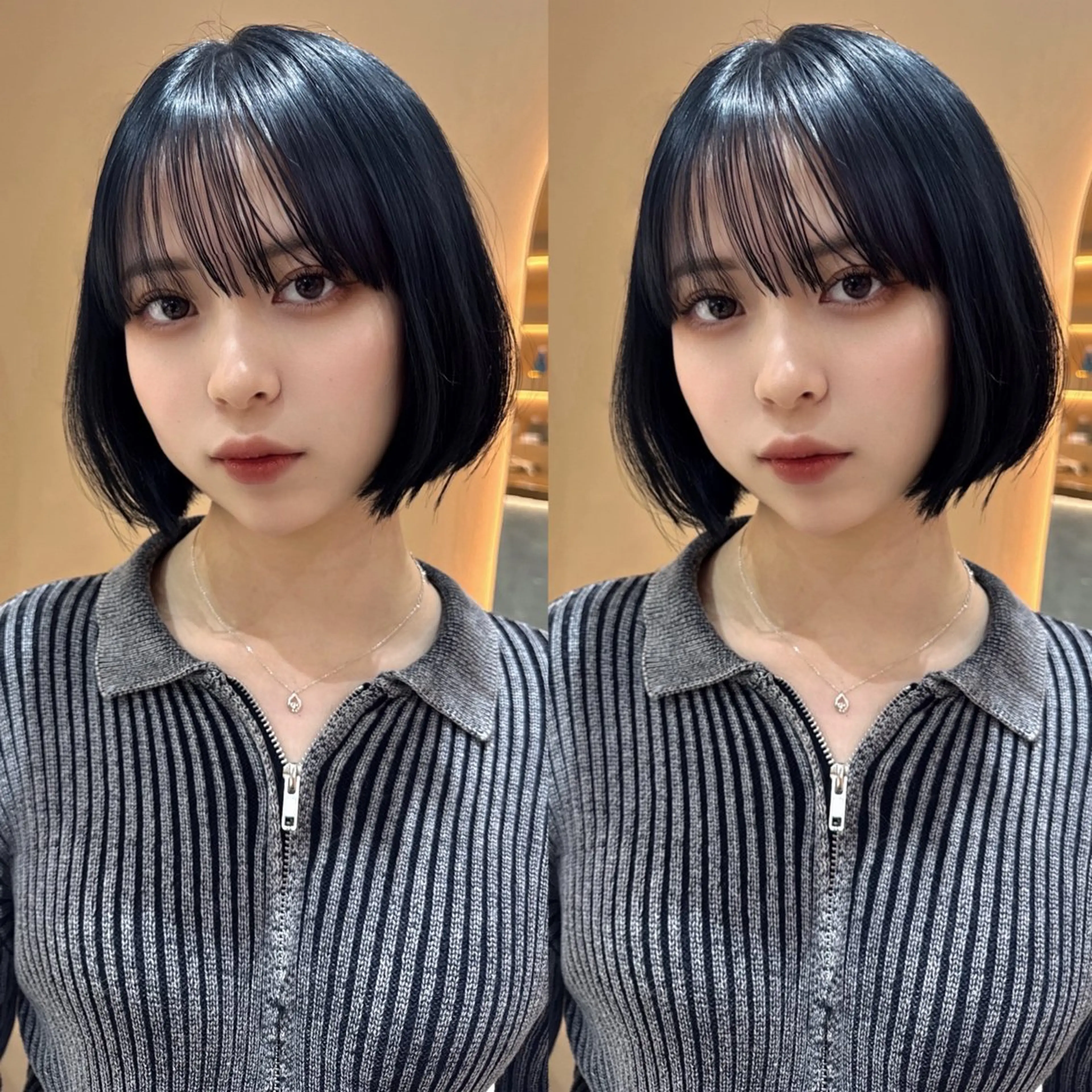 ショート カット ヘアカラー トリートメント 🌈韓国レイヤー🌈 銀座　KANAのヘアスタイル