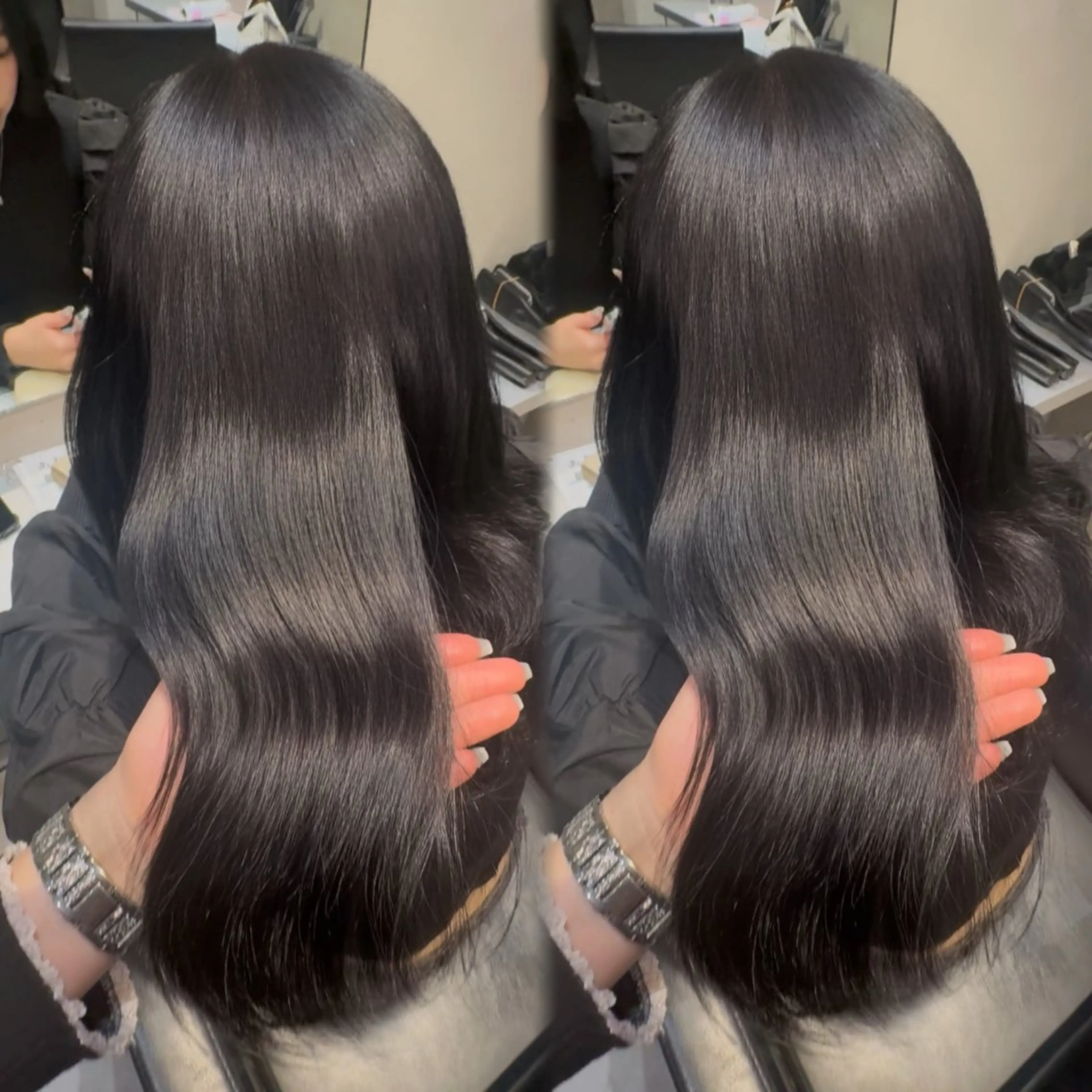 ロング トリートメント 新宿♡暖色カラー/ エクステ/スズ🍒のヘアスタイル