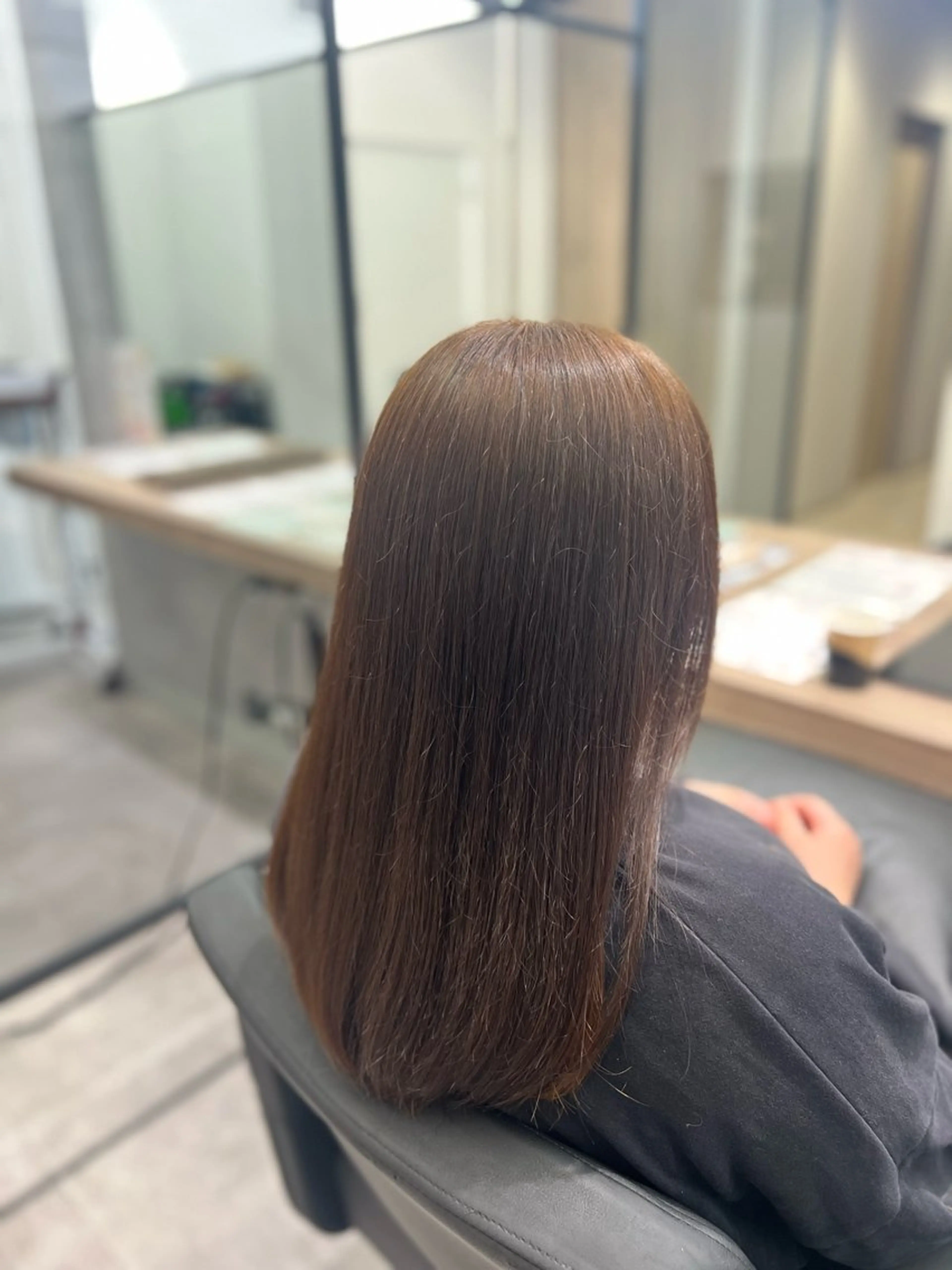 セミロング カラー hair salon UNO伊勢原店所属・はる 「モデル募集中」のヘアスタイル