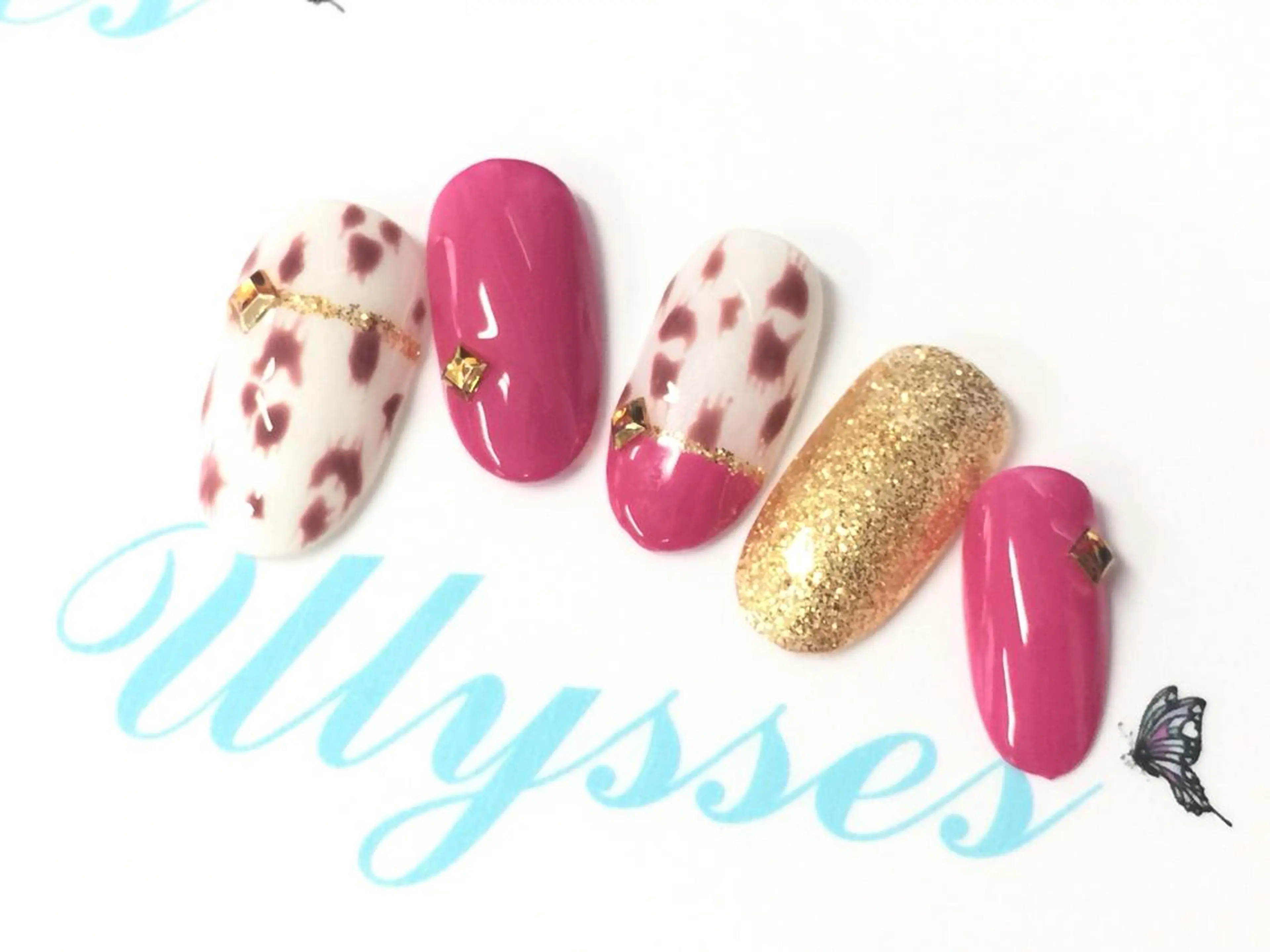 ネイル アニマル柄 ユリシスネイル 担当近藤のネイルデザイン